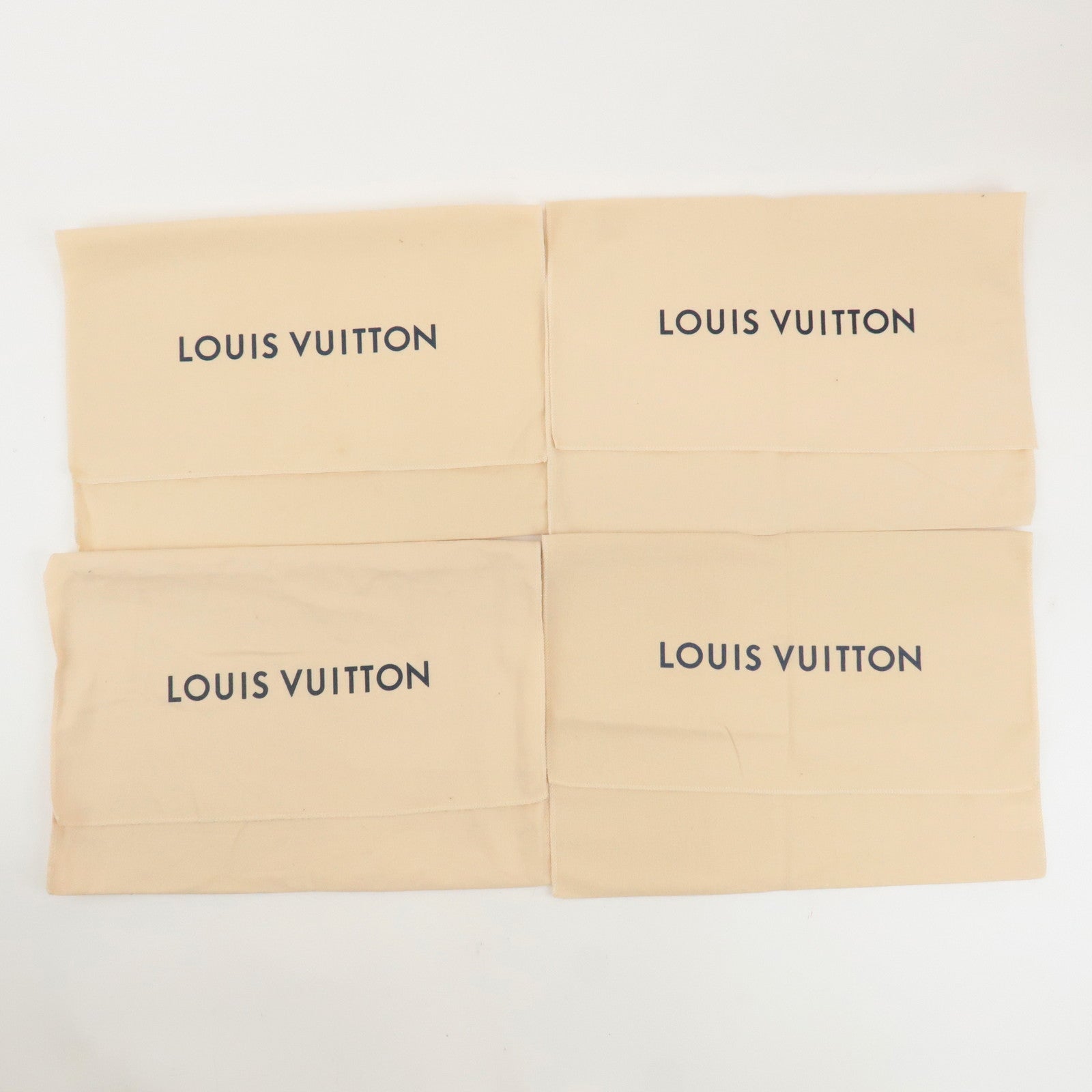 Louis Vuitton Set of 10 Storage Bag Dust Bag New Model Beige