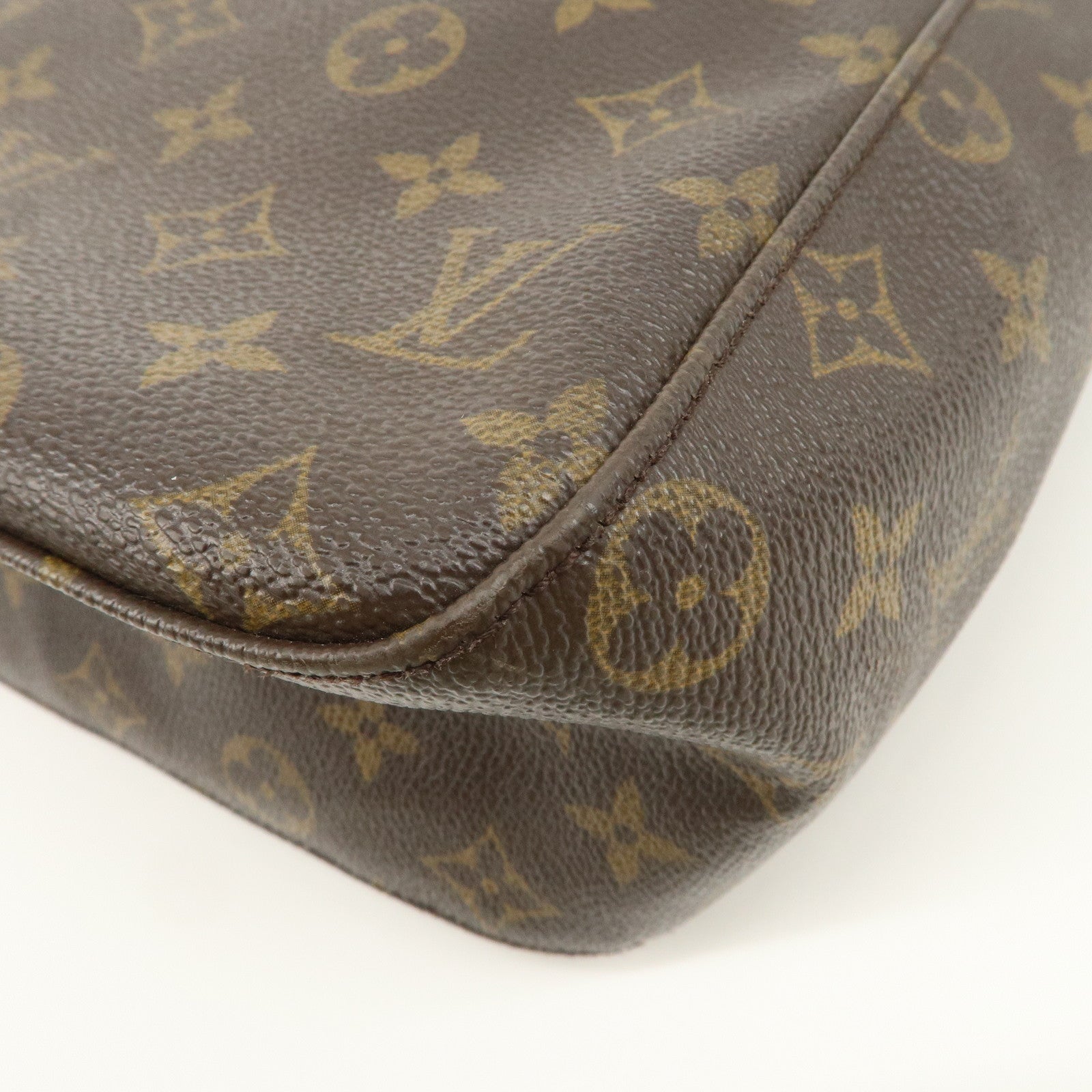 Louis Vuitton Monogram Looping GM Shoulder Bag Brown M51145