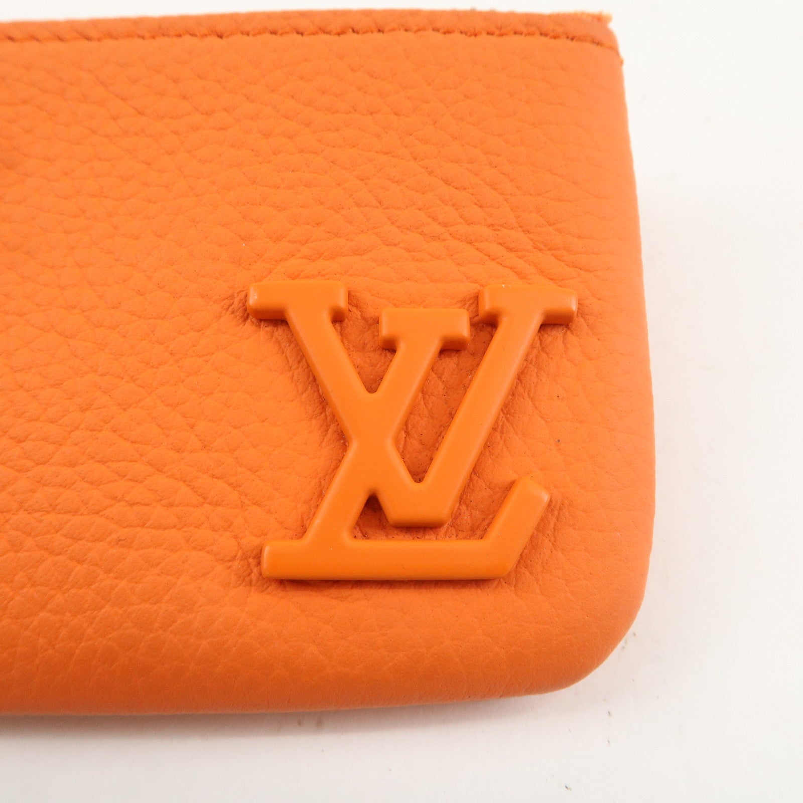 Louis Vuitton Aerogram Pochette Cles Coin Case Orange M81032