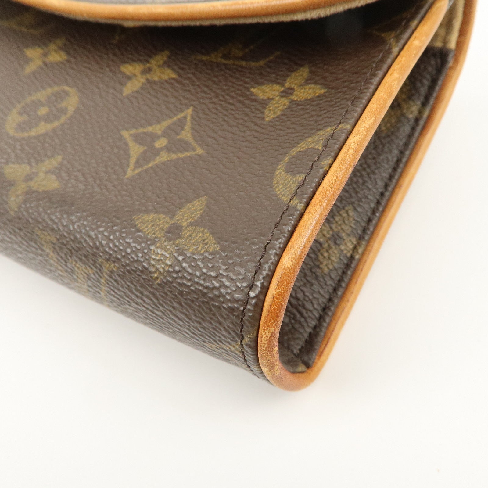 Louis Vuitton Monogram Pochette Florentine Waist Bag Belt S M51855 Used