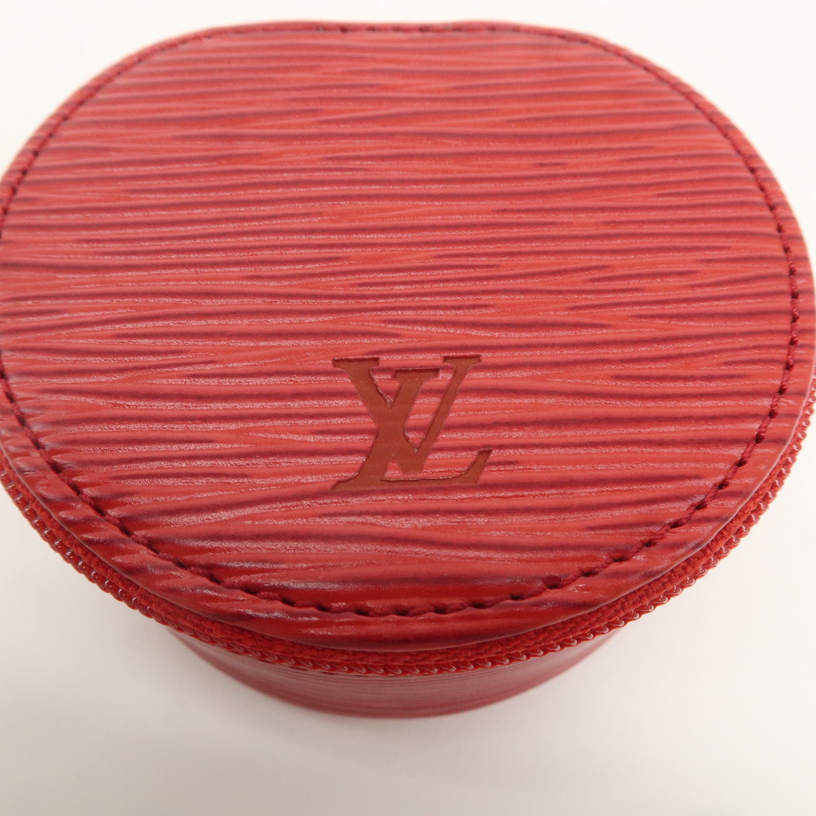 Louis Vuitton Epi Ecrin Bijoux8 Jewelry Case Castillian Red M48227