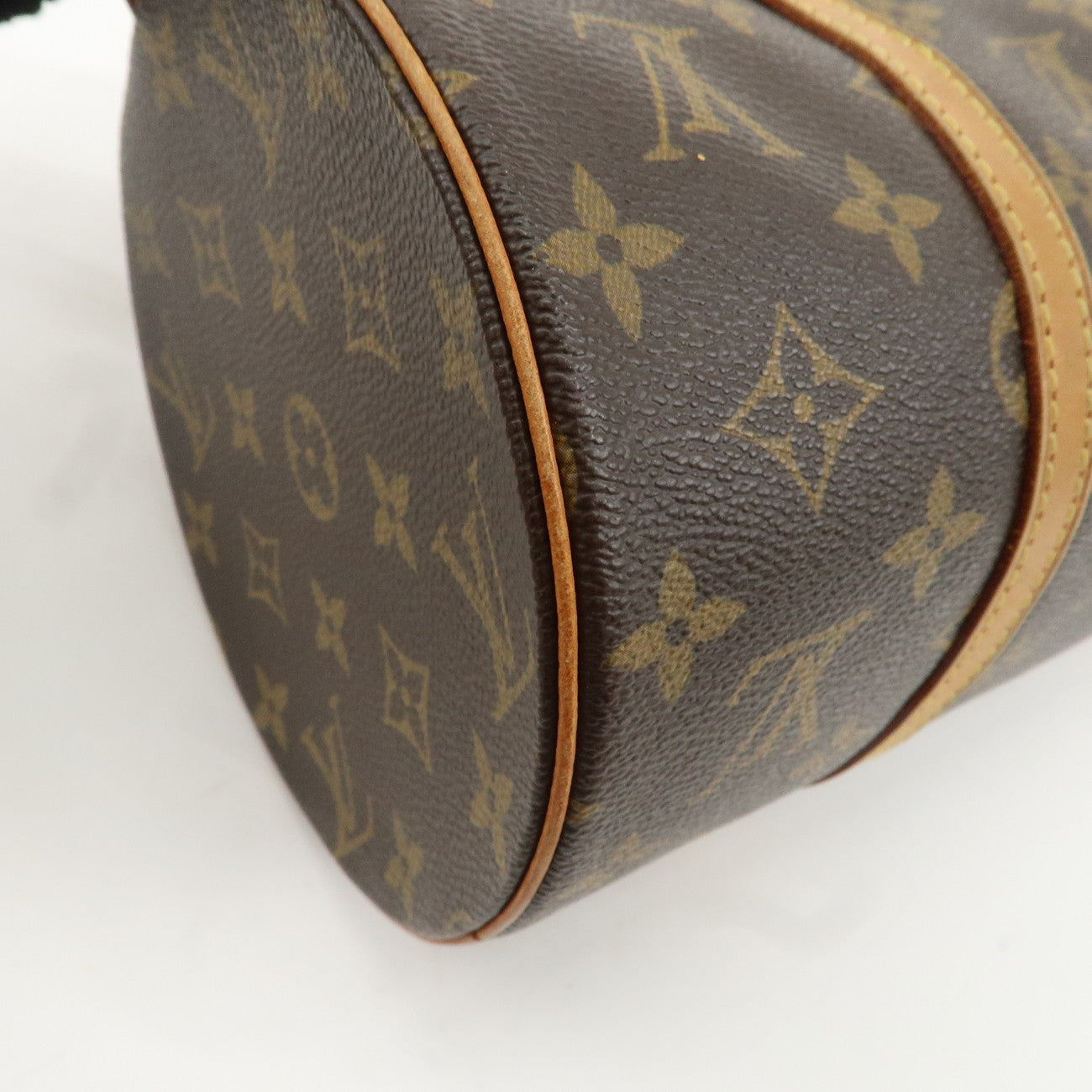 Louis Vuitton Monogram Papillon 30 Hand Bag Brown M51385 Used