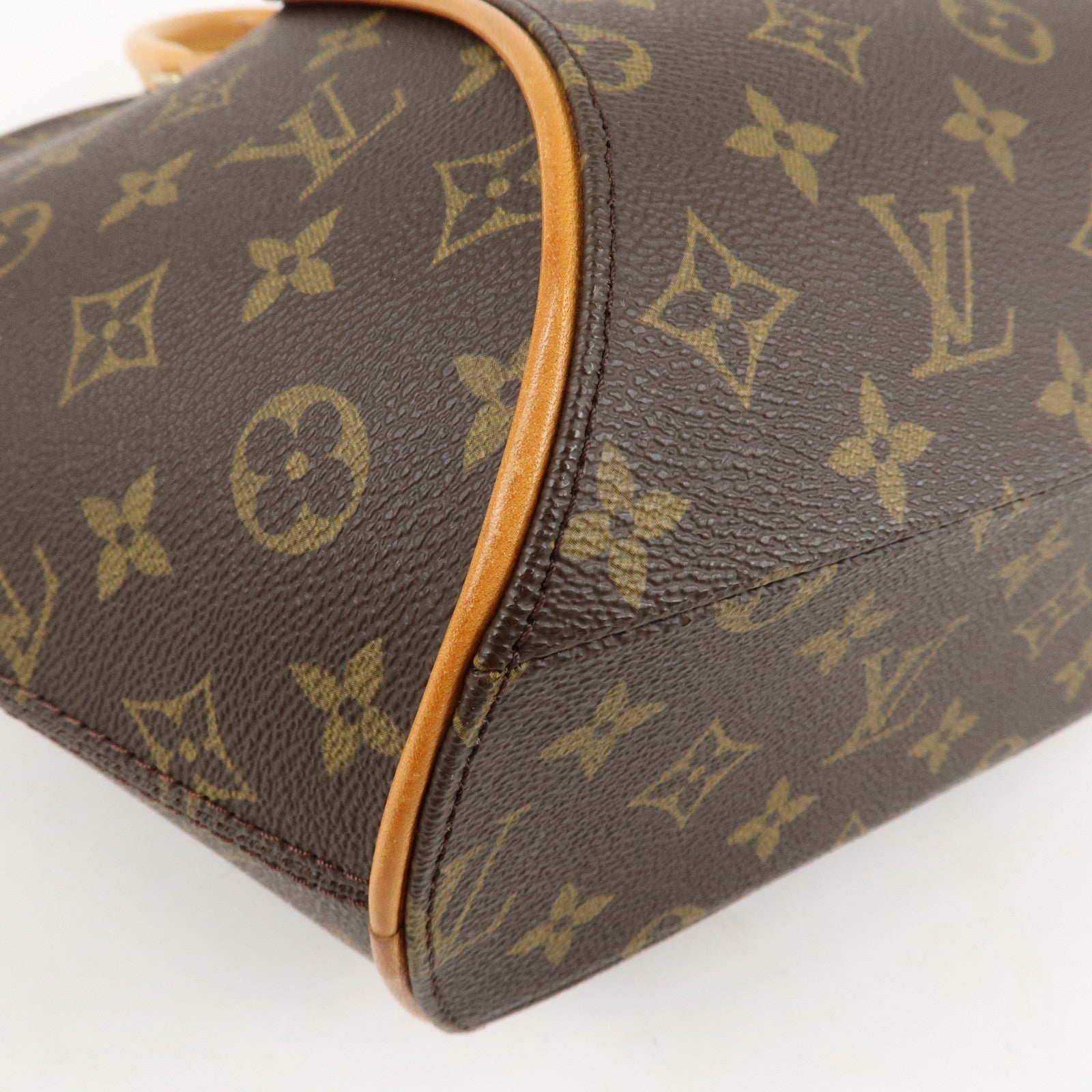 Louis Vuitton Monogram Ellipse MM Hand Bag Brown M51126 Used