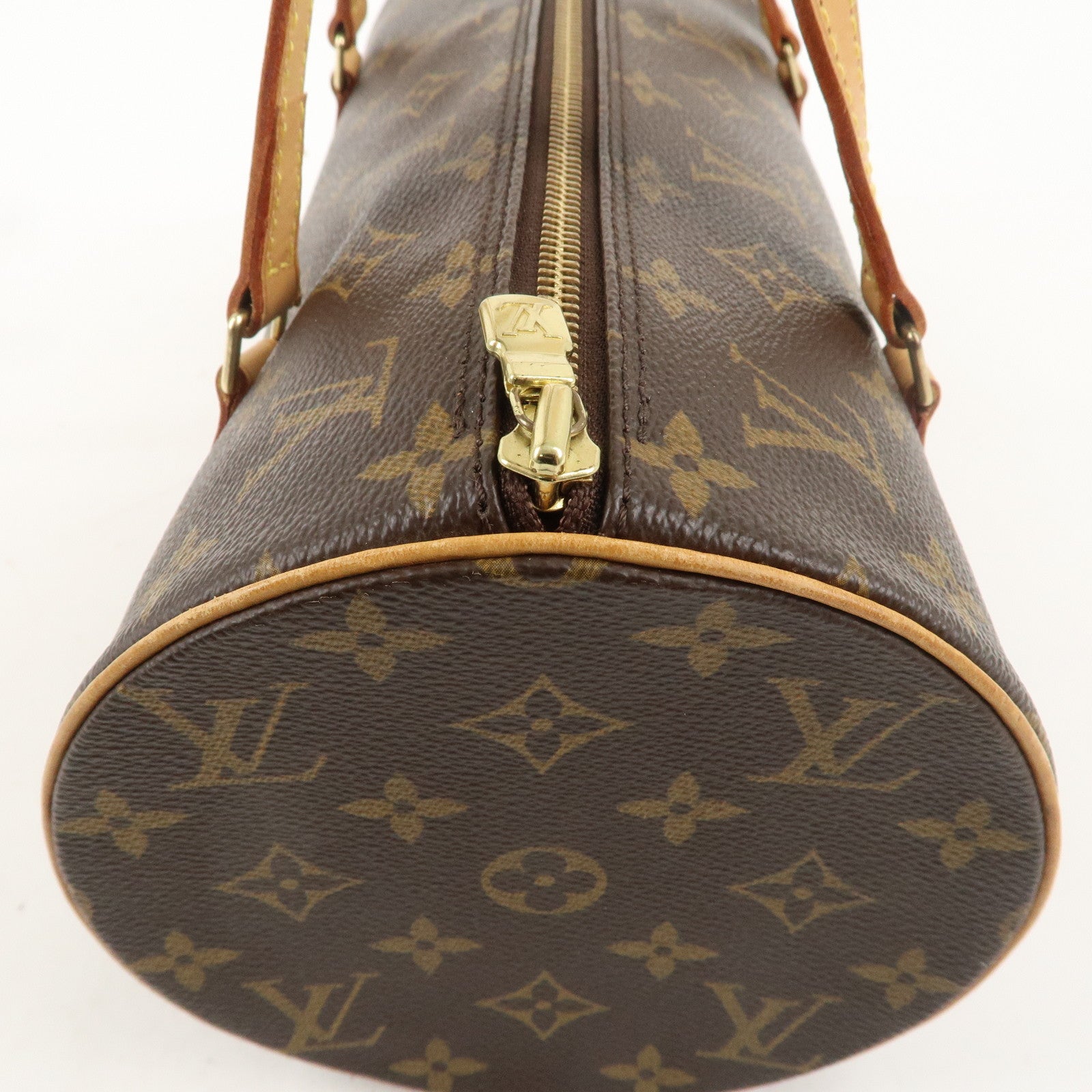 Louis Vuitton Monogram Papillon 30 Hand Bag 
Pouch Brown M51385