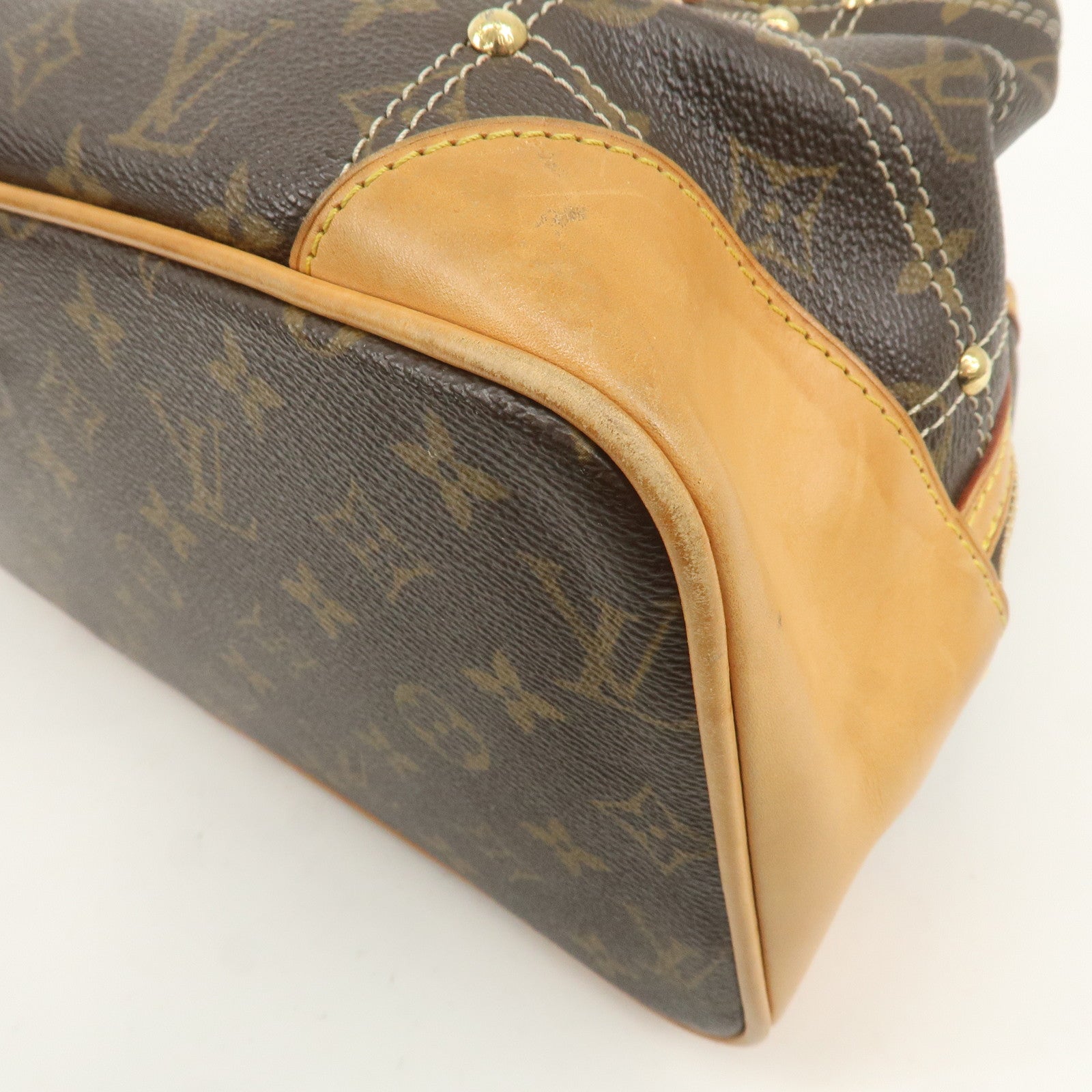 Louis Vuitton Monogram Rivet Hand Bag Shoulder Bag M40140