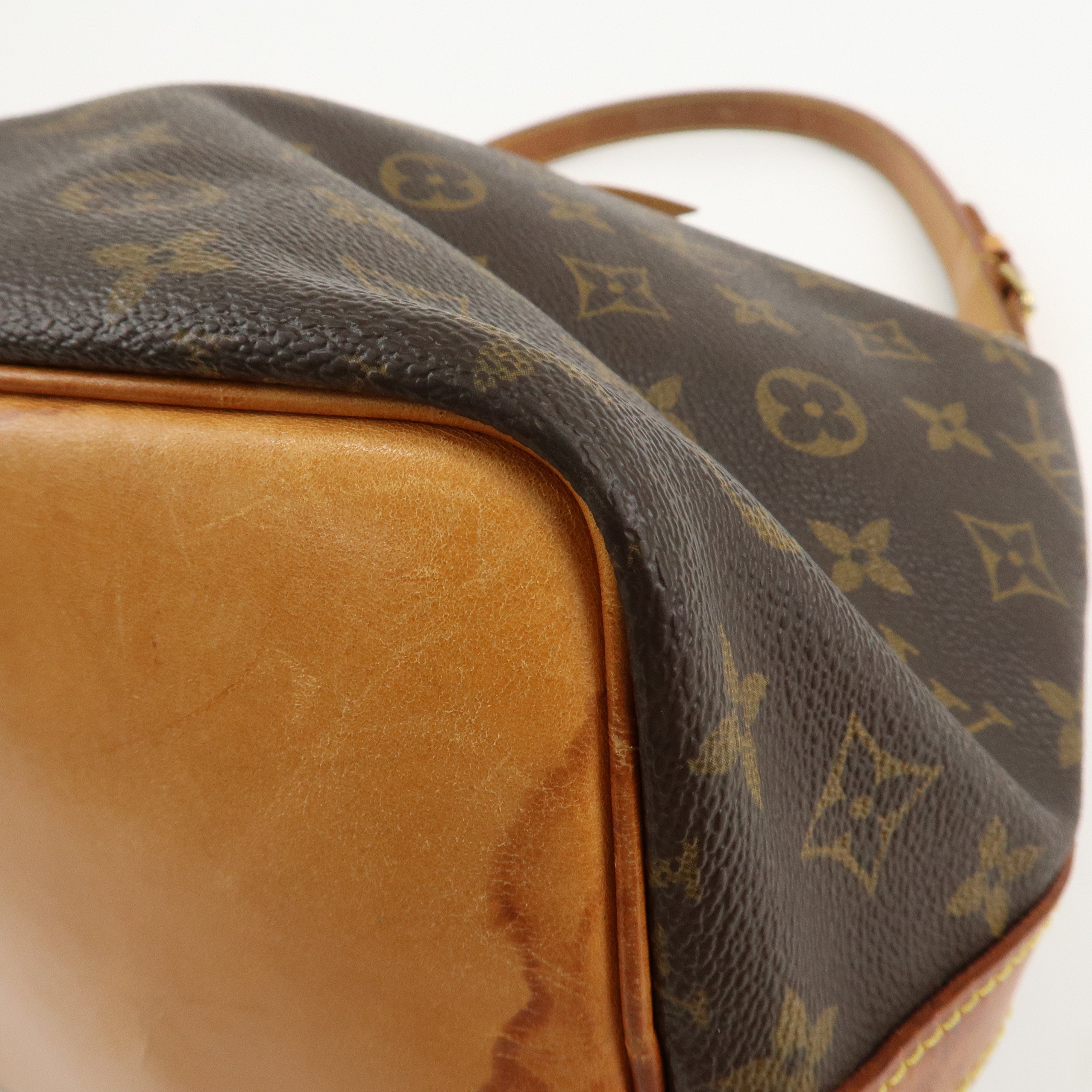 Louis Vuitton Monogram Petit Noe Shoulder Bag Brown M42226 Used