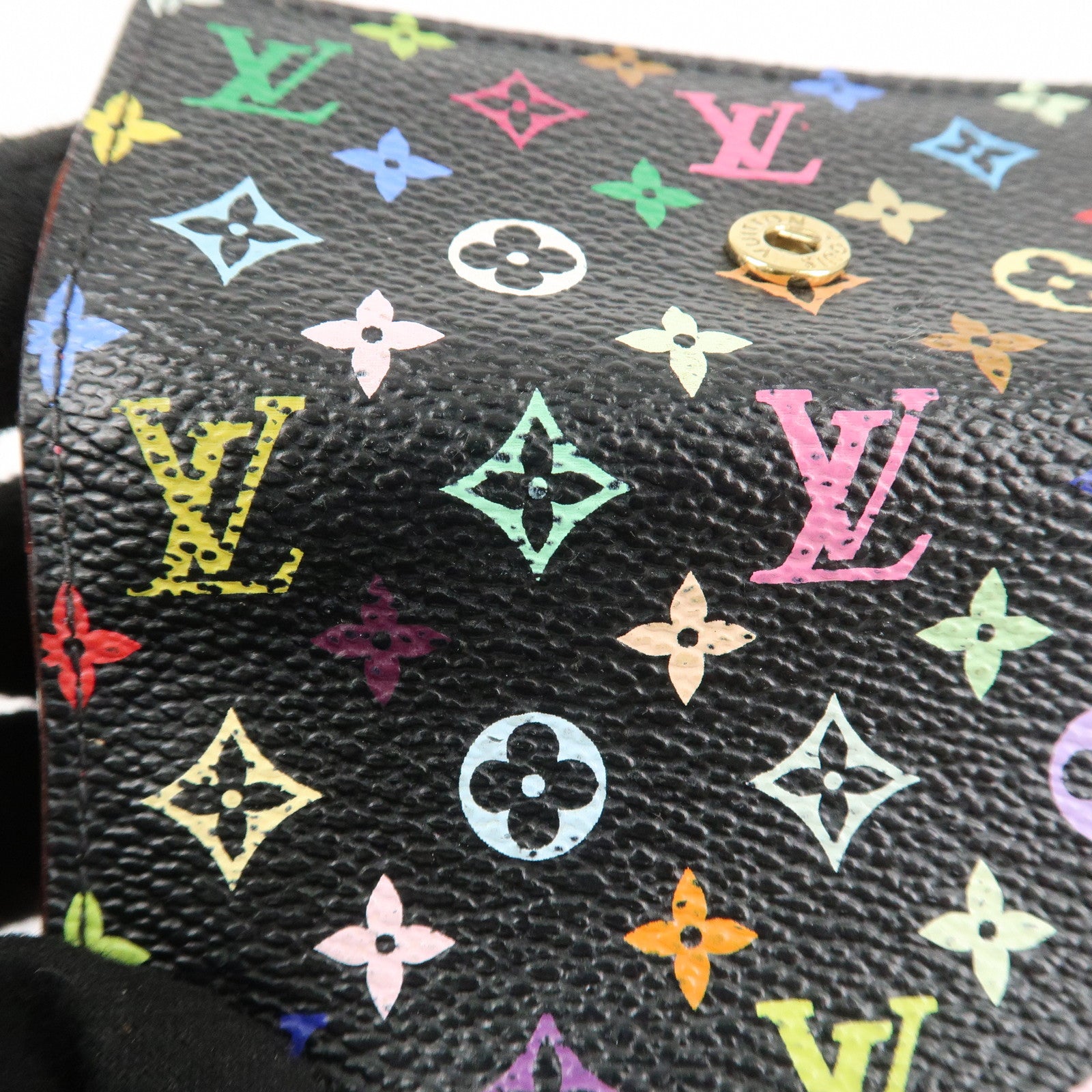 Louis Vuitton Monogram Multicolor Multicles 4 Key Case Noir M93732