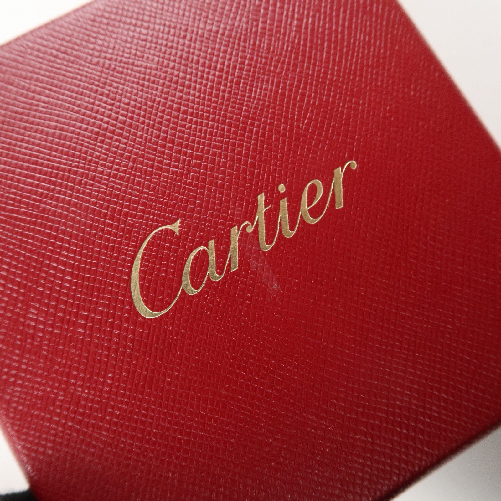 Cartier Set of 2 Ring Box Display Box Jewelry Box For Ring Red