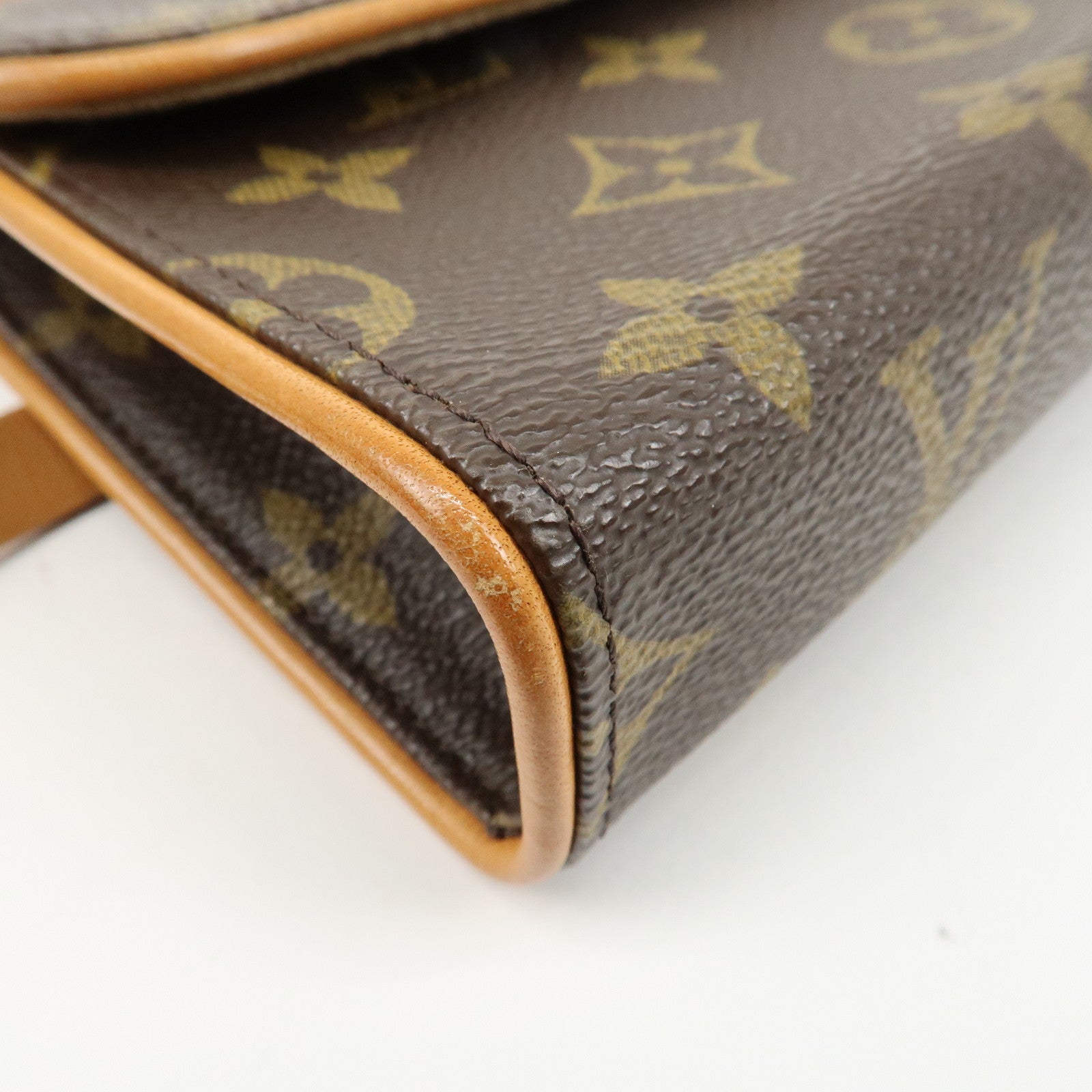 Louis Vuitton Monogram Pochette Florentine Waist Bag BeltXS M51855