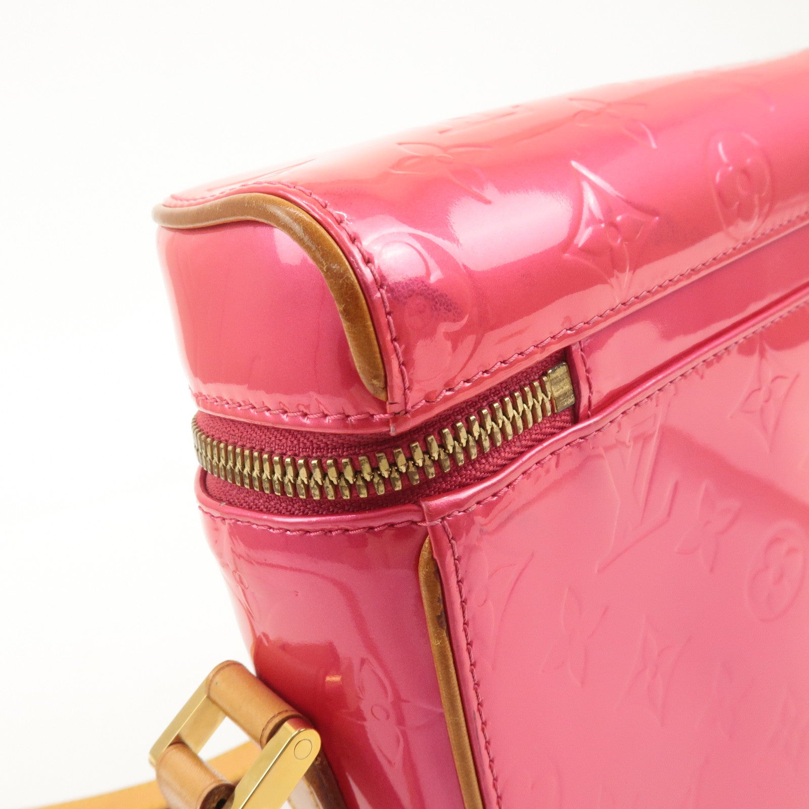 Louis Vuitton Monogram Vernis Sullivan Vertical Fuchsia M91259