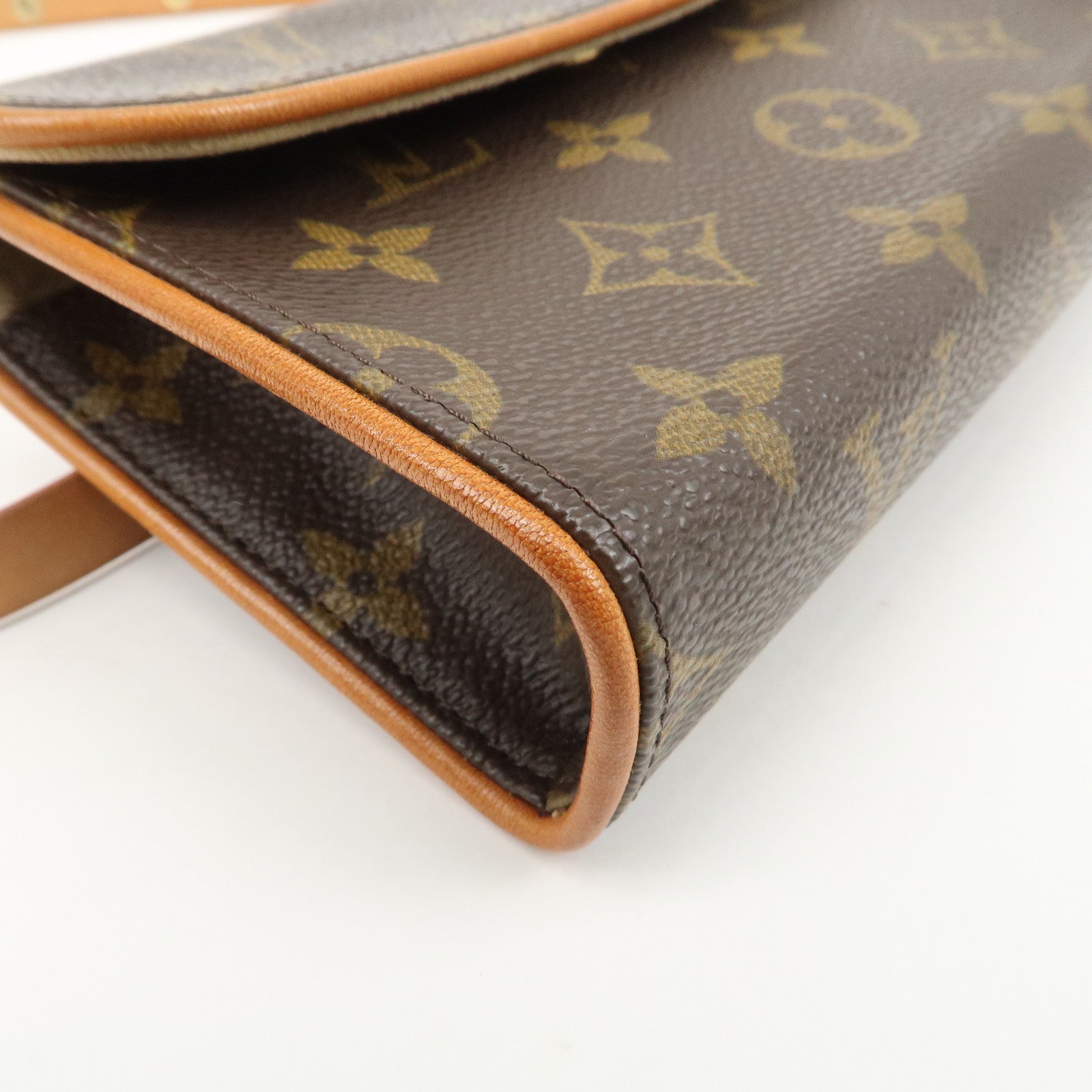 Louis Vuitton Monogram Pochette Florentine Waist Bag BeltXS M51855 Used