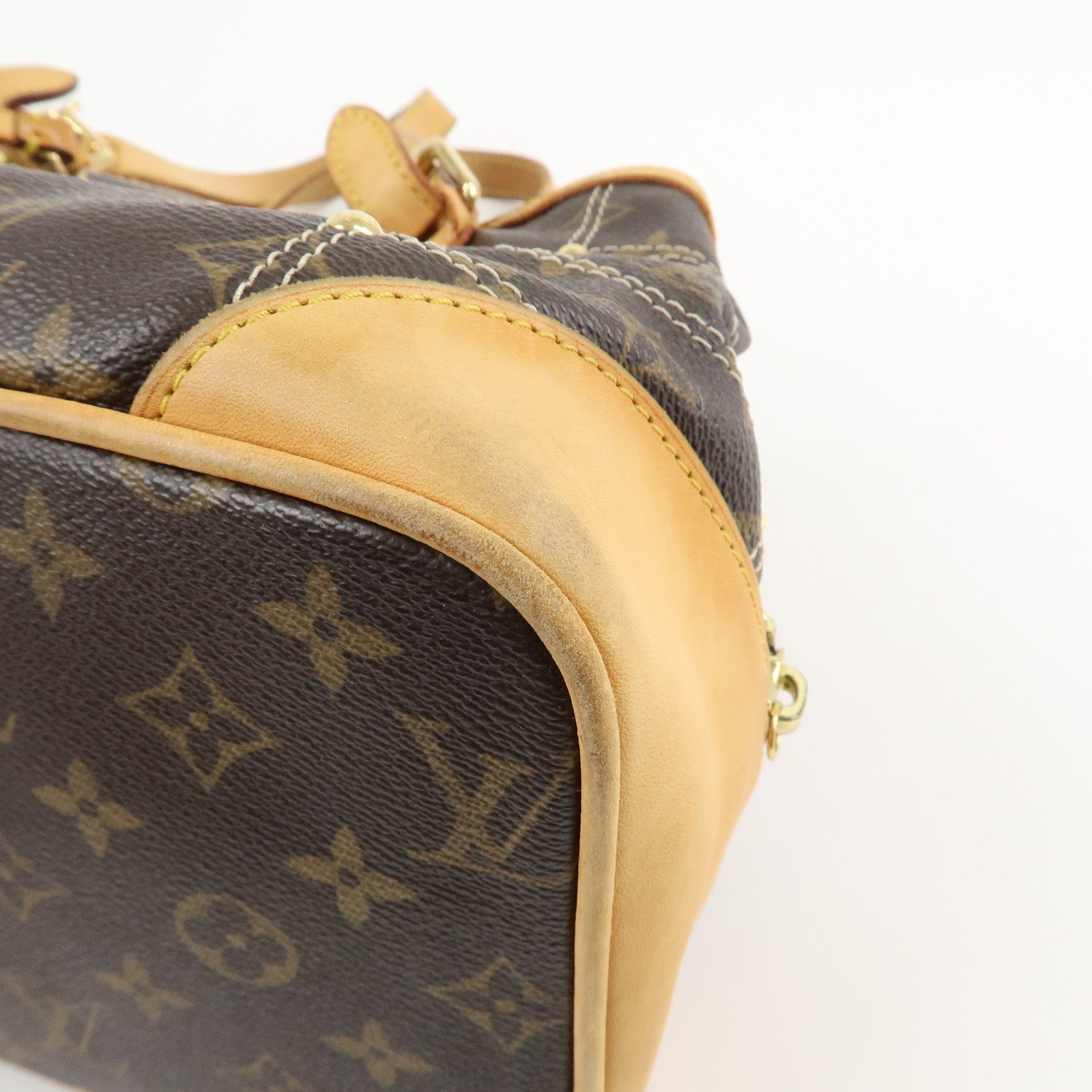 Louis Vuitton Monogram Rivet Hand Bag Shoulder Bag M40140 Used