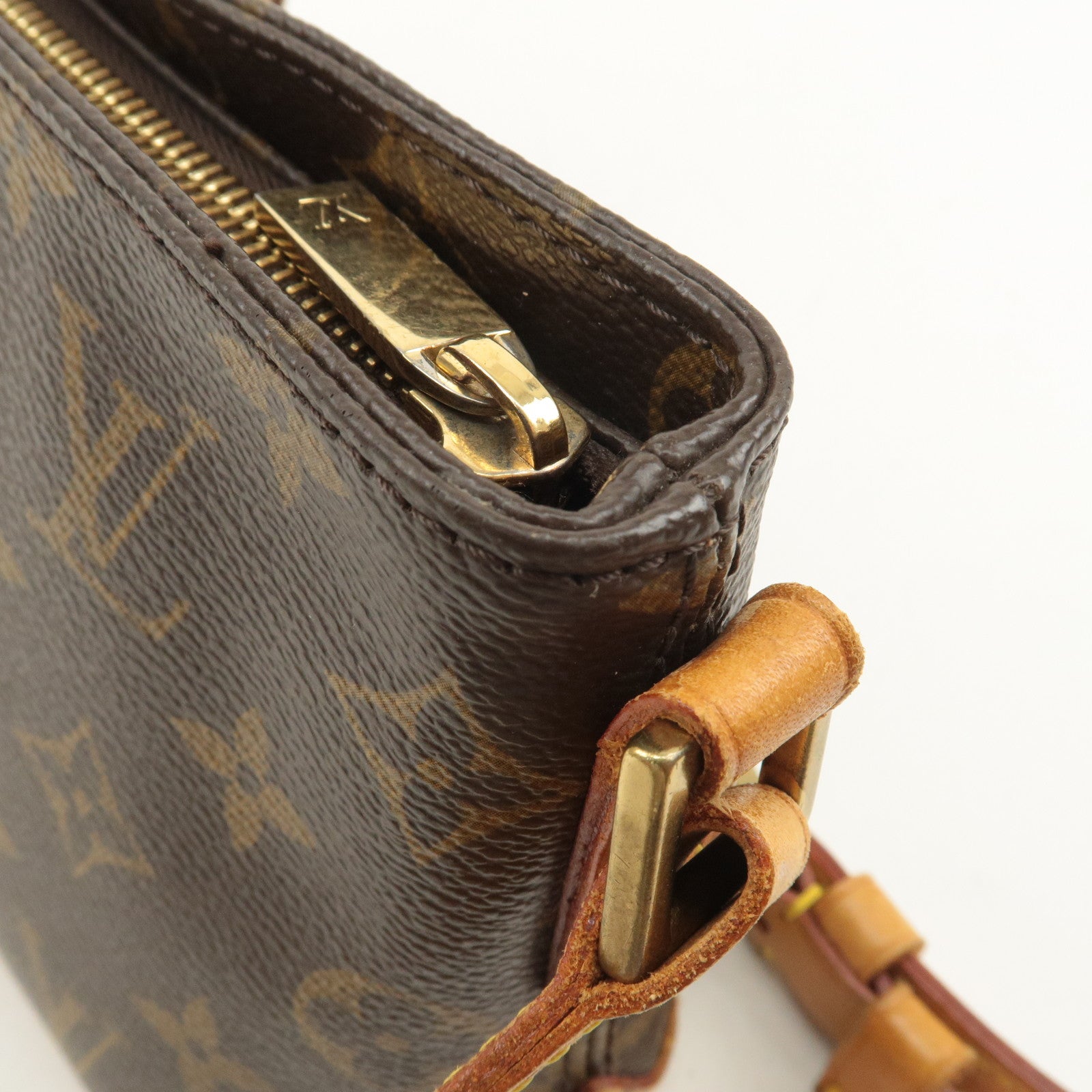 Louis Vuitton Monogram Trotteur Shoulder Bag Brown M51240