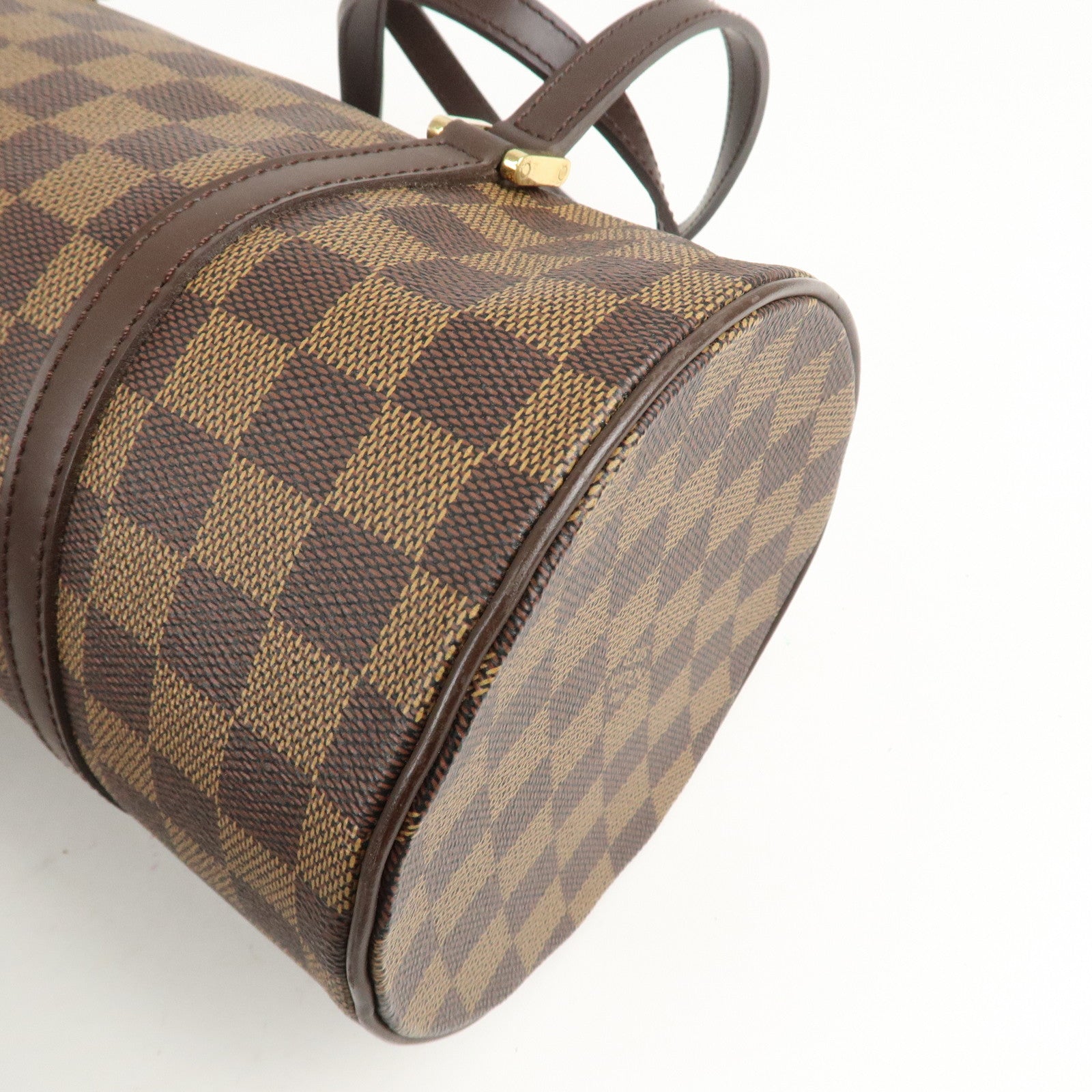 Louis Vuitton Damier Ebene Papillon 30 Hand Bag Brown N51303 Used