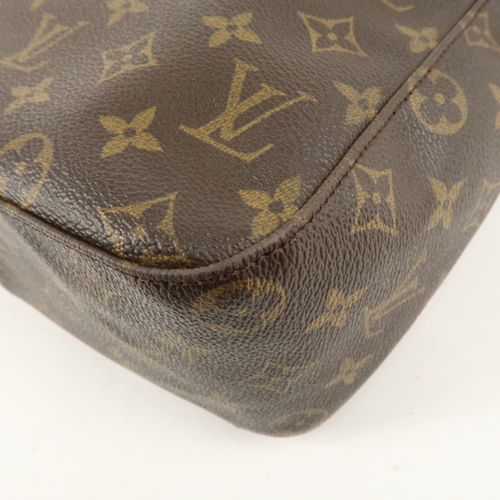 Louis Vuitton Monogram Looping GM Shoulder Bag Brown M51145