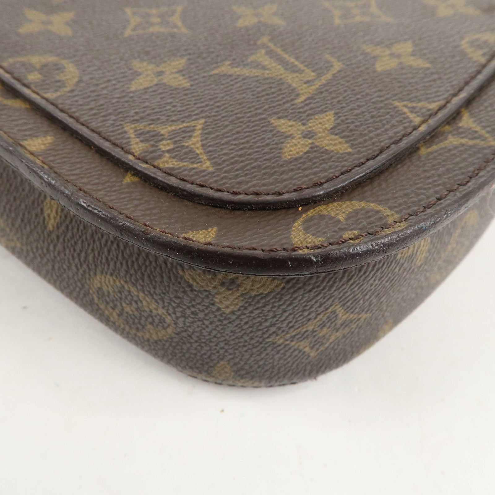 Louis Vuitton Monogram Saint Cloud MM Shoulder Bag Brown M51243