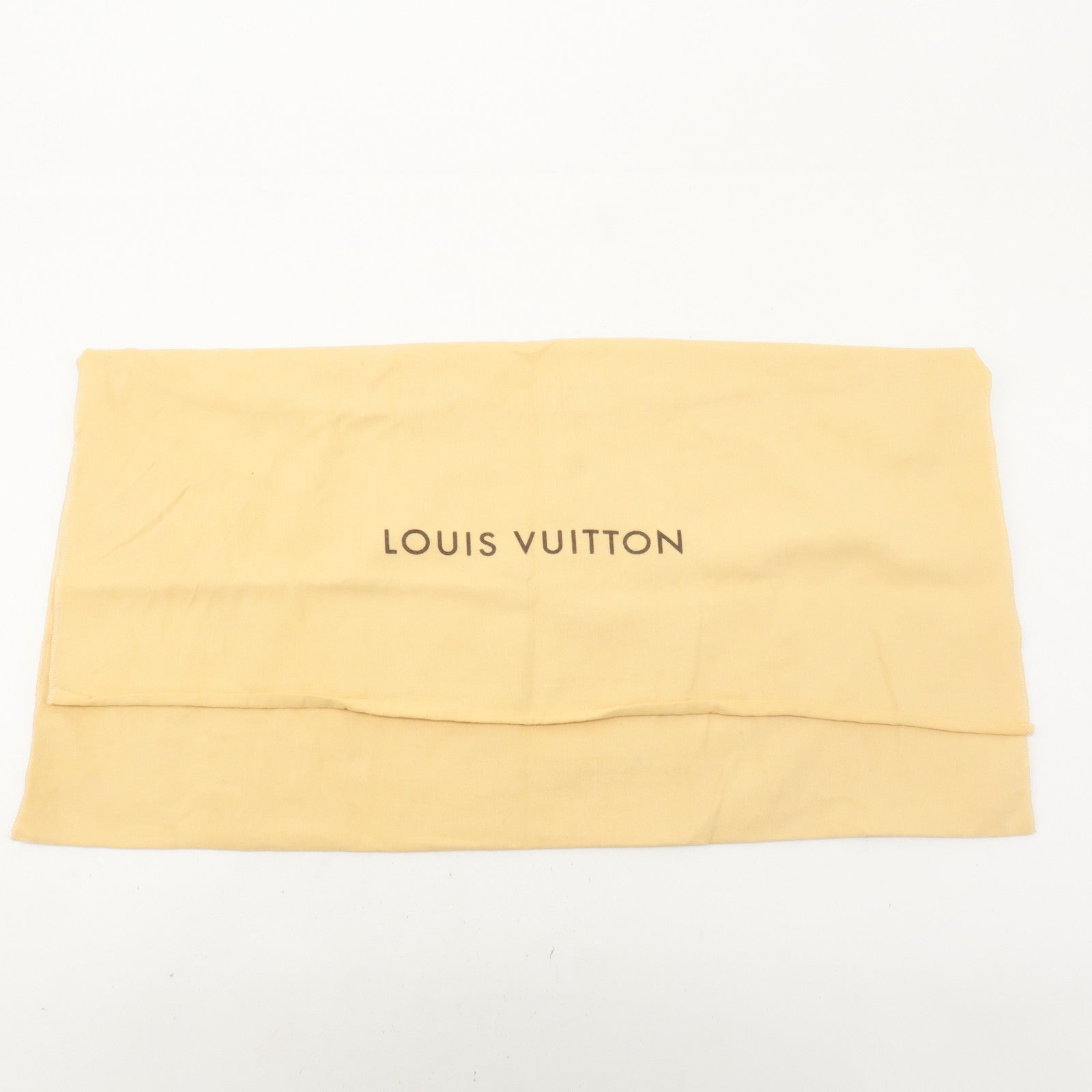 Louis Vuitton Set of 10 Dust Bag Storage Bag Flap Drawstring Beige