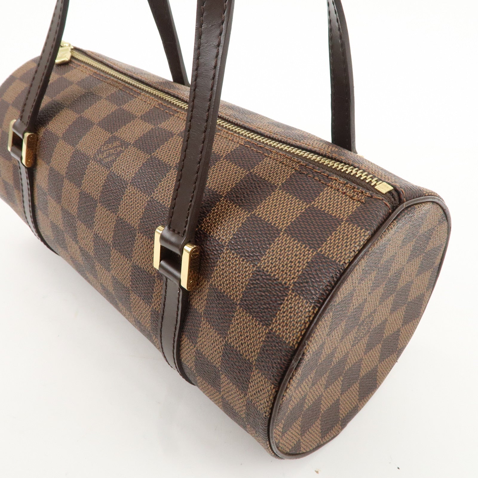 Louis Vuitton Damier Ebene Papillon 26 Hand Bag Brown N51304 Used