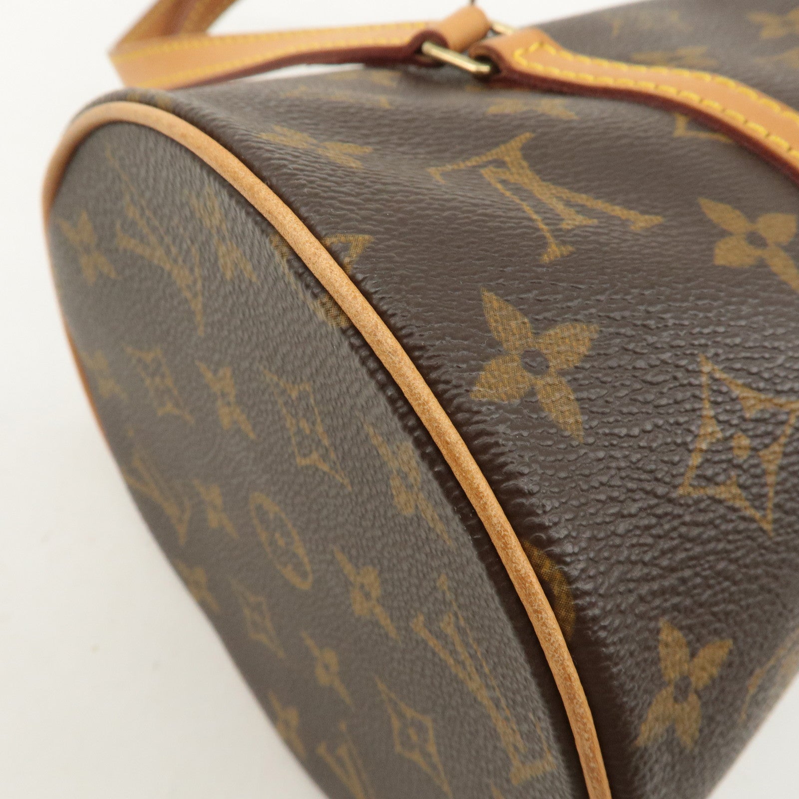 Louis Vuitton Monogram Papillon 30 Hand Bag Brown M51385