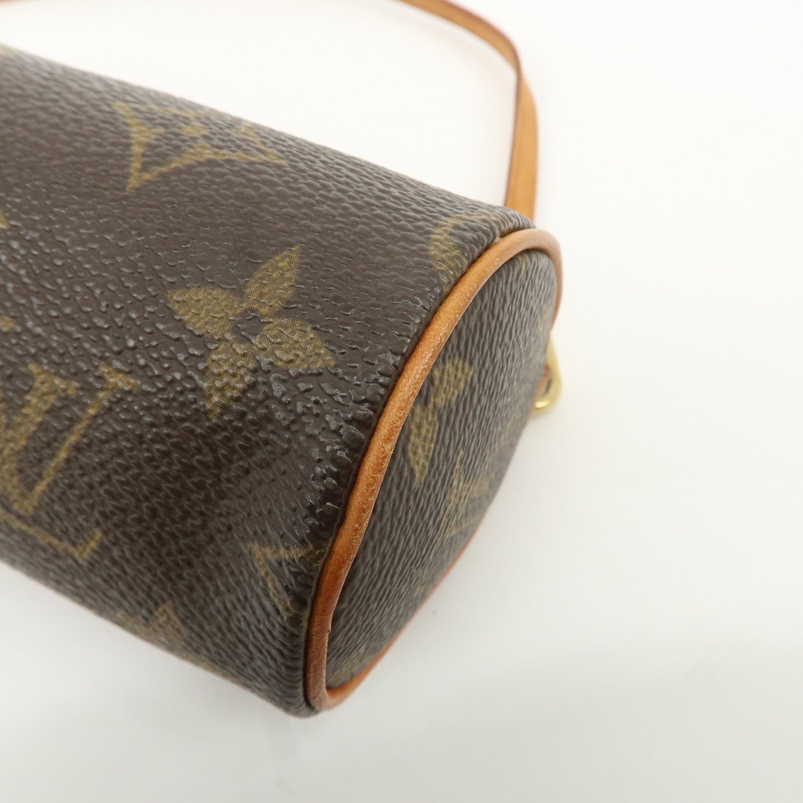 Louis Vuitton Monogram Mini Pouch for Papillon Bag Brown Used