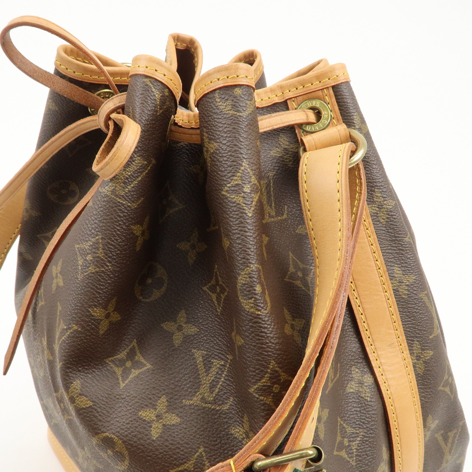 Louis Vuitton Monogram Noe Shoulder Bag Hand Bag Brown M42224 Used