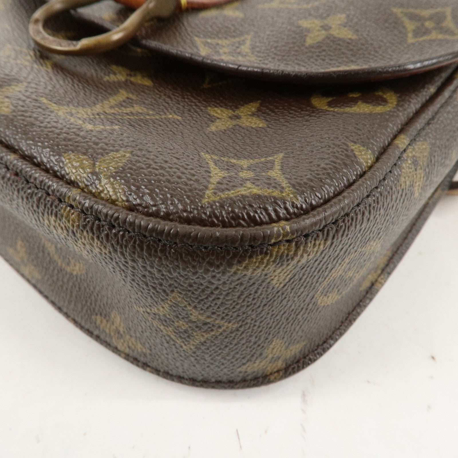 Louis Vuitton Monogram Saint Cloud MM Shoulder Bag Brown M51243