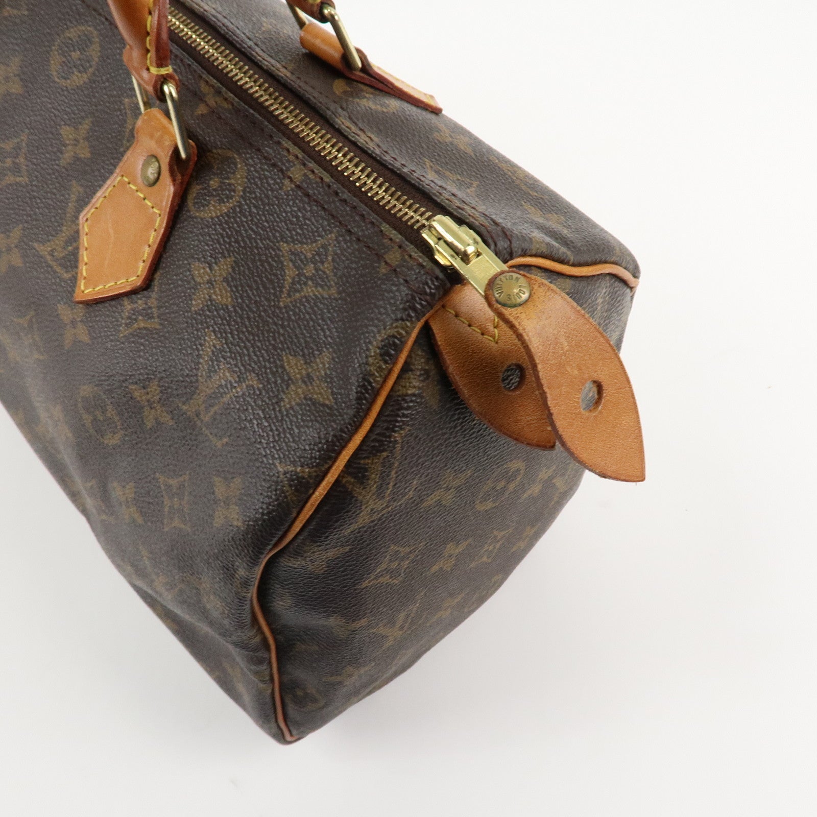 Louis Vuitton Monogram Speedy 30 Hand Bag Boston Bag M41526 Used