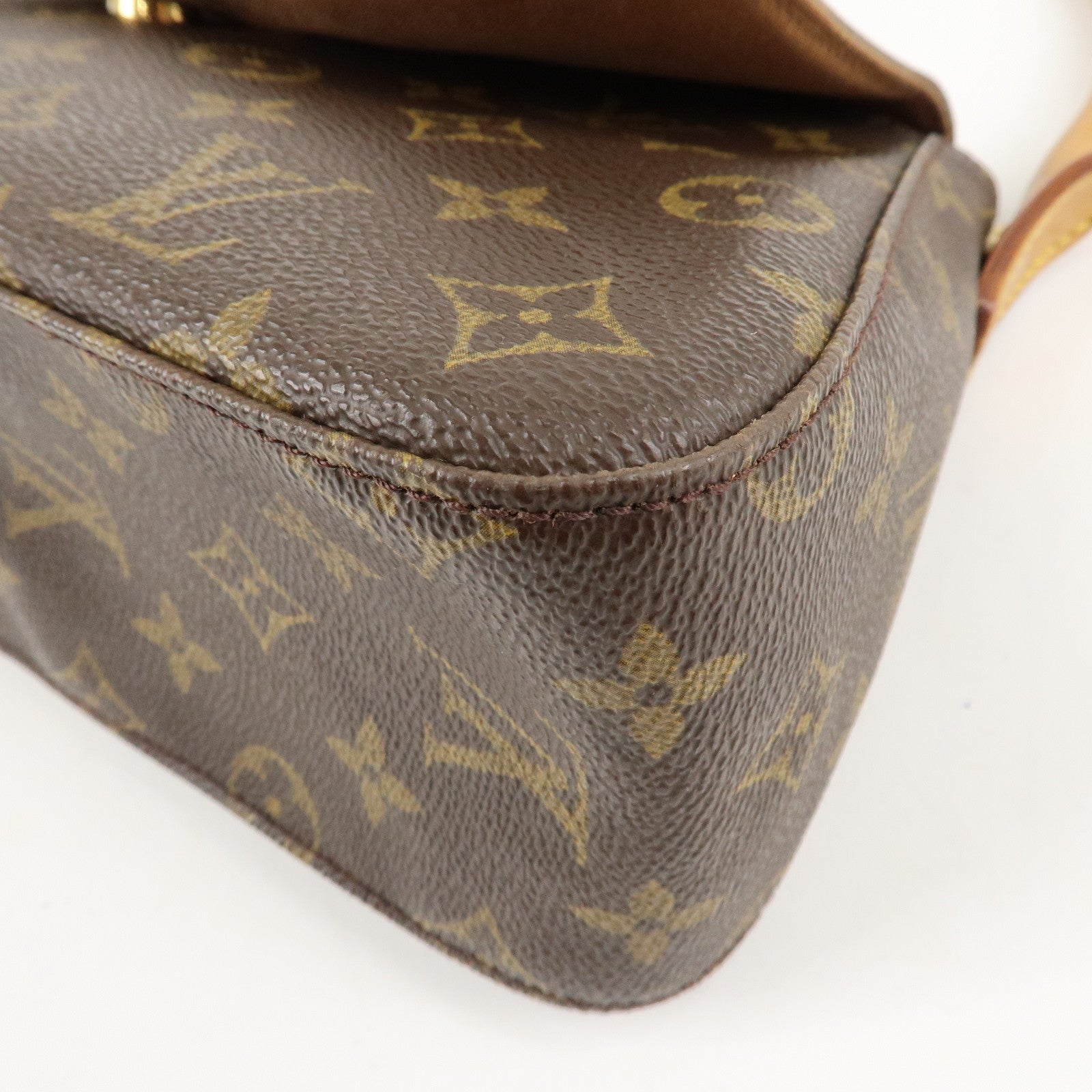 Louis Vuitton Monogram Mini Looping Shoulder Bag Hand Bag M51147 Used