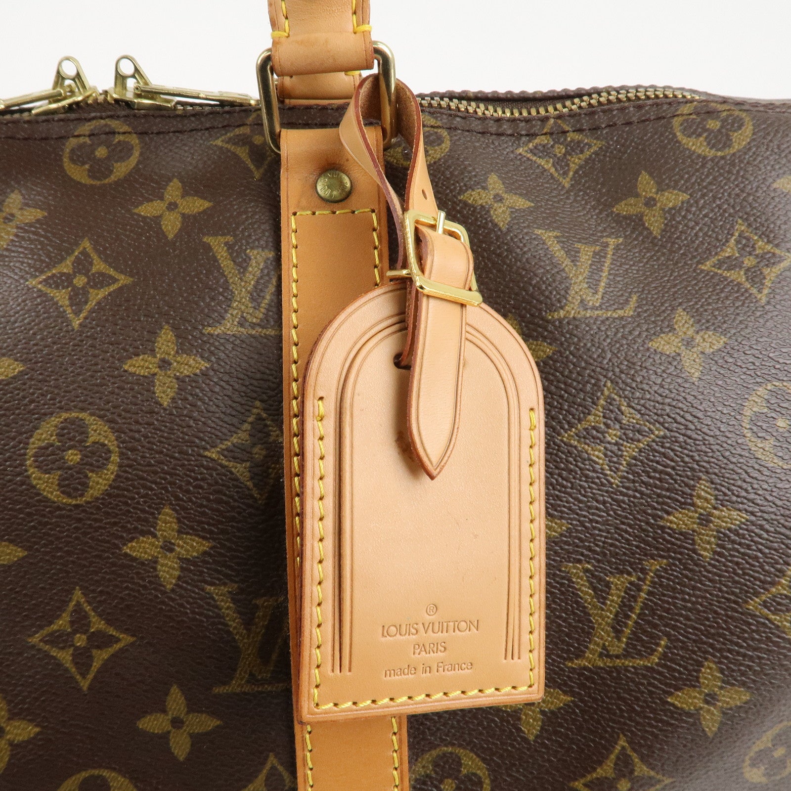 Louis Vuitton Monogram Keep All Bandouliere 45 Boston Bag M41418