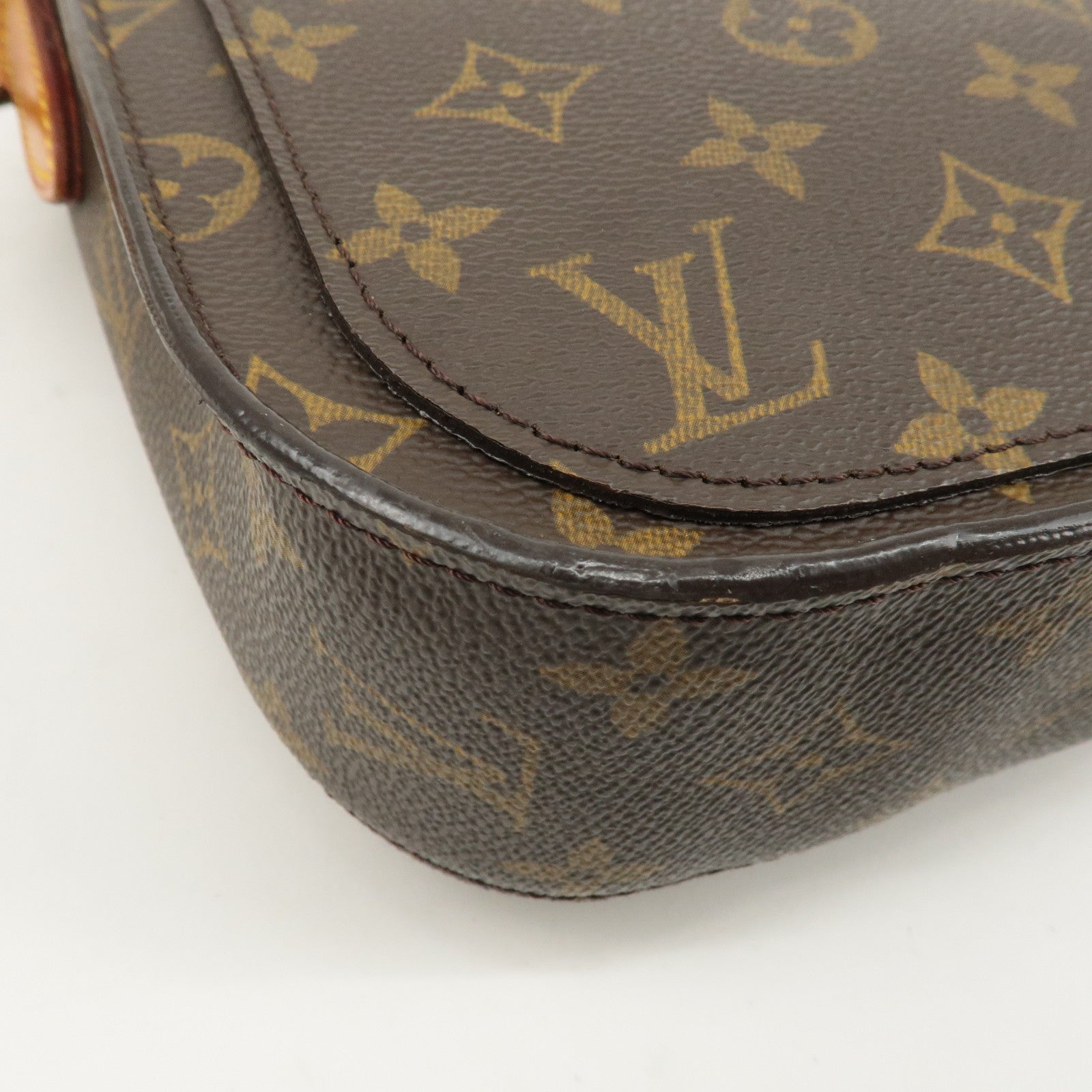 Louis Vuitton Monogram Saint Cloud GM Shoulder Bag Brown M51242