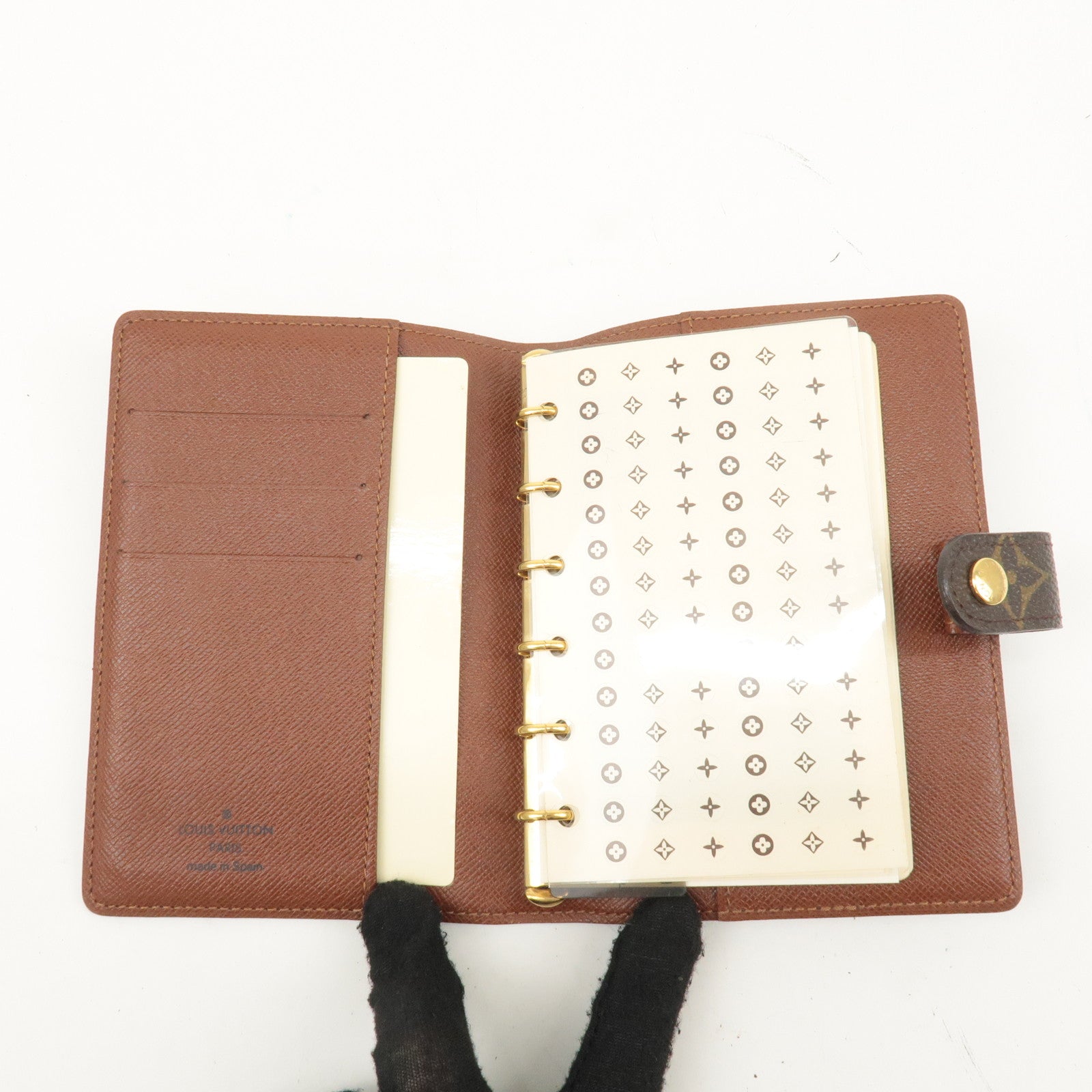 Louis Vuitton Monogram Agenda PM Planner Cover Brown R20005