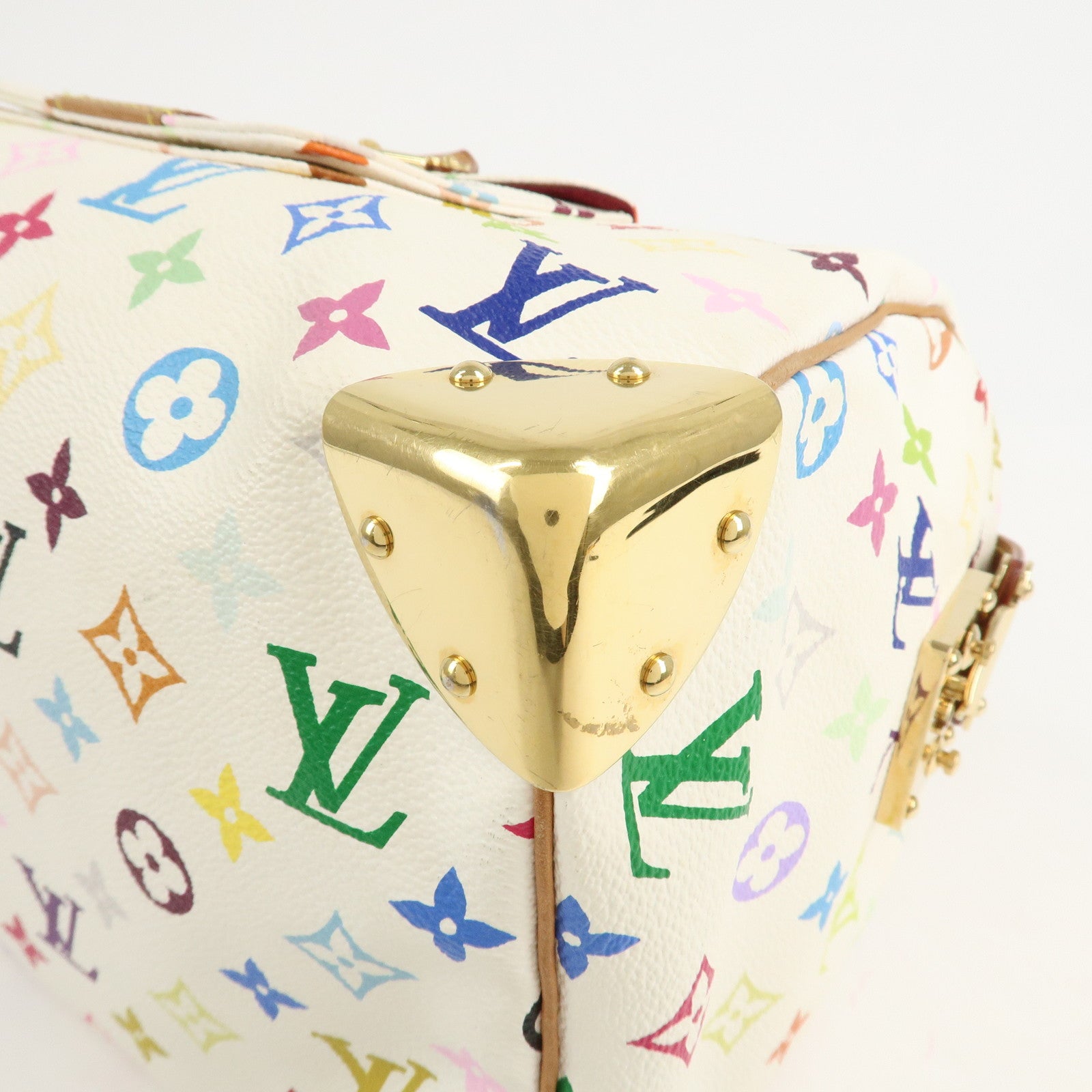 Louis Vuitton Monogram Multicolor Speedy 30 Hand Bag M92643 Used