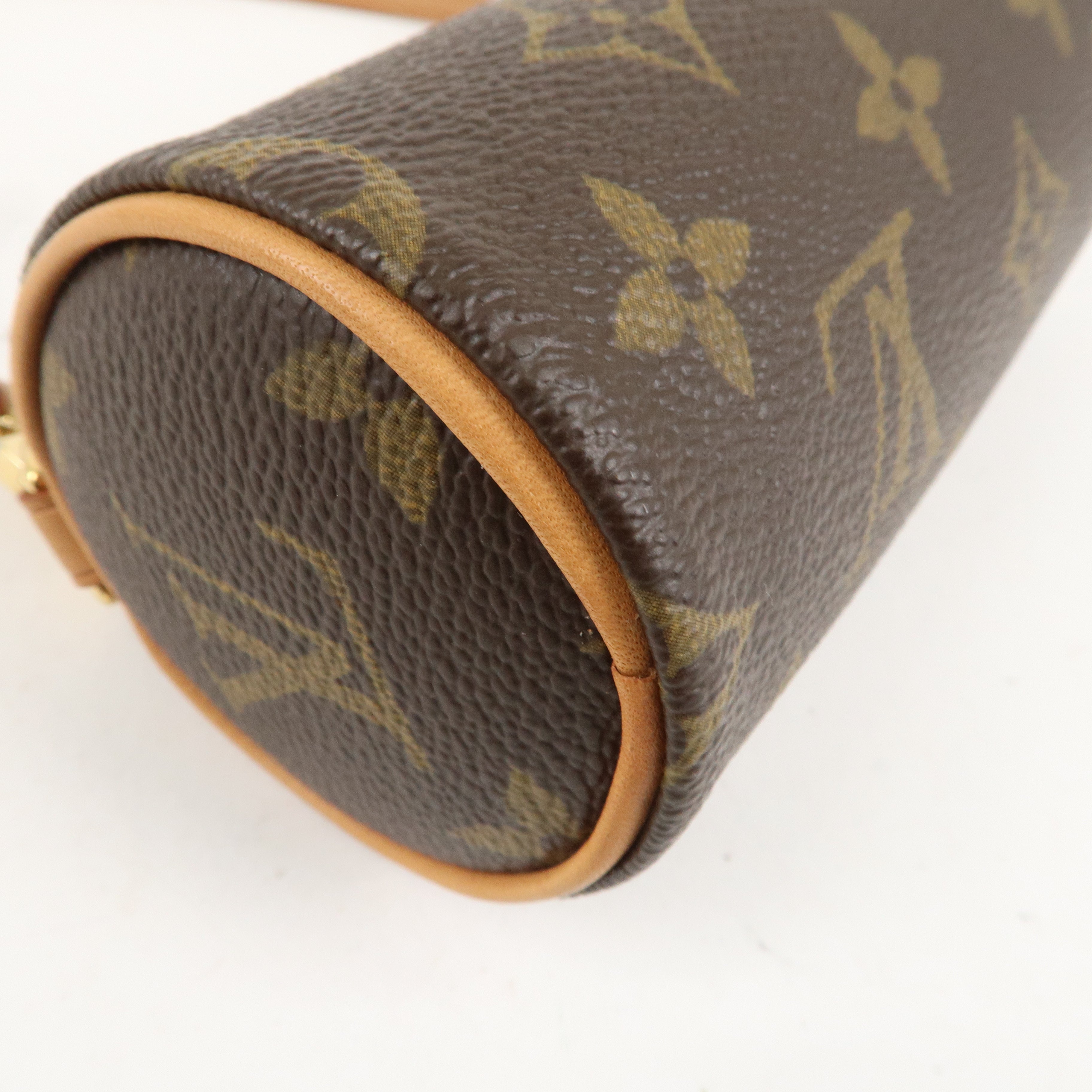 Louis Vuitton Monogram Mini Pouch for Papillon Hand Bag Brown