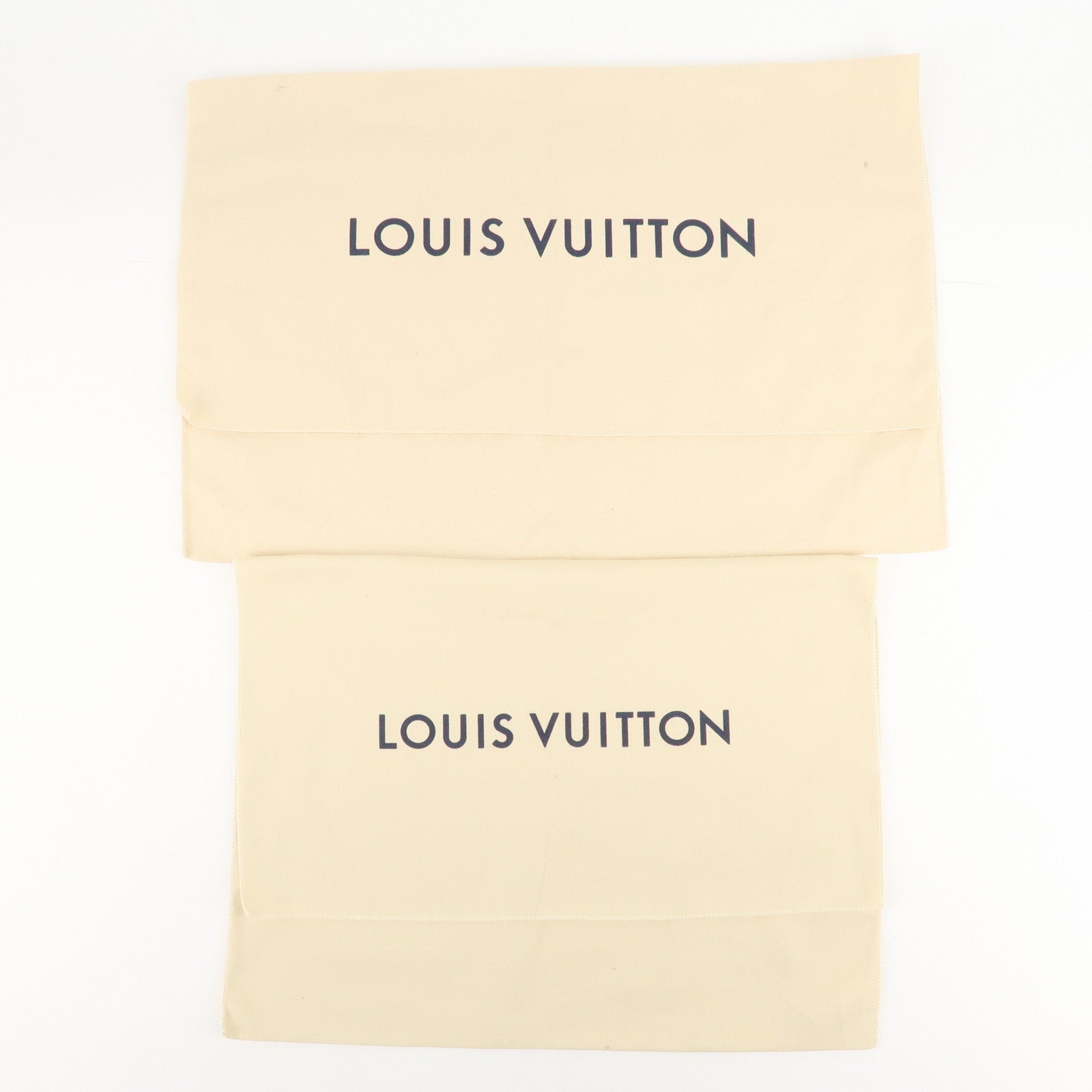 Louis Vuitton Set of 10 Dust Bag Storage Bag Flap New Style Beige Used