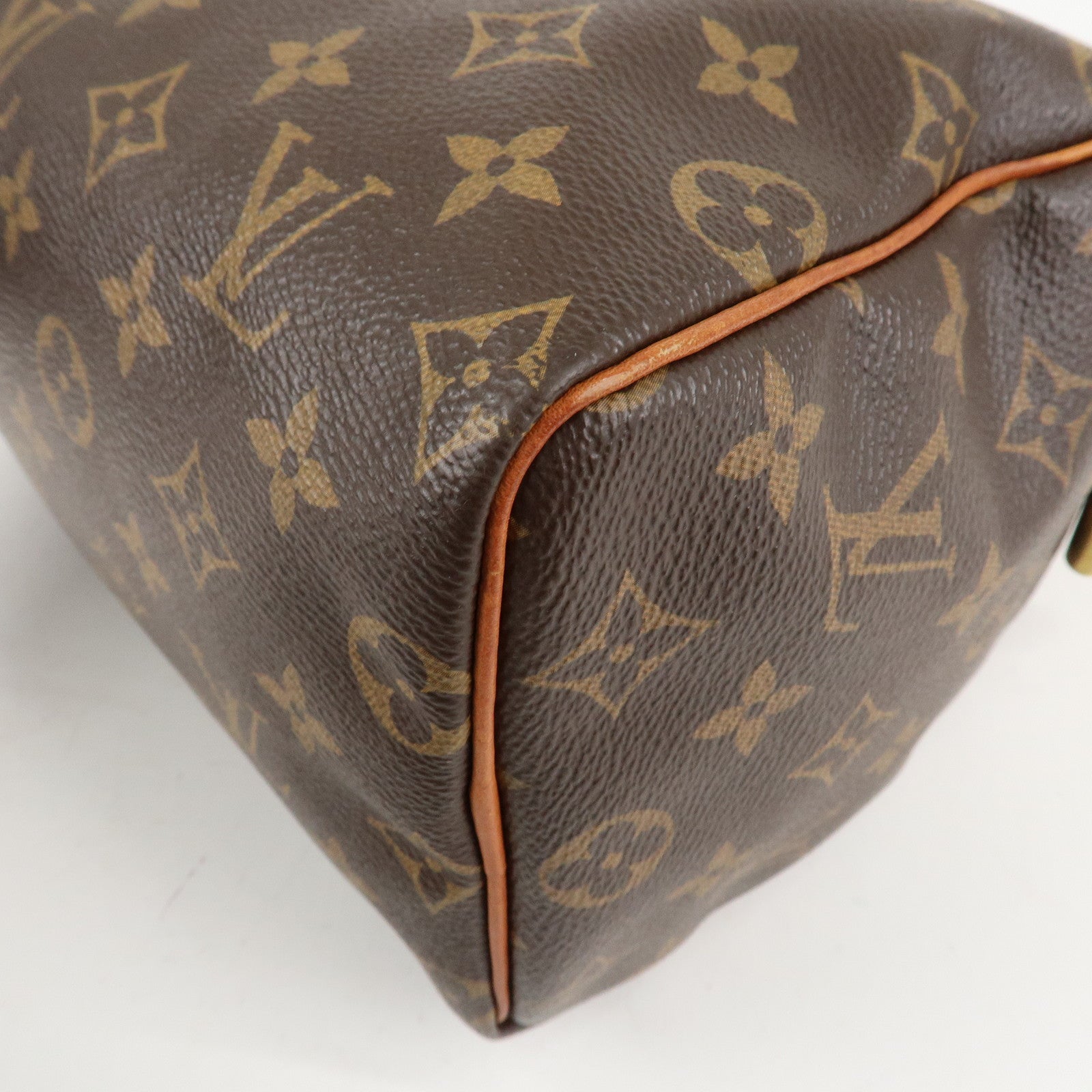 Louis Vuitton Monogram Speedy 25 Hand Bag Boston Bag M41109 Used