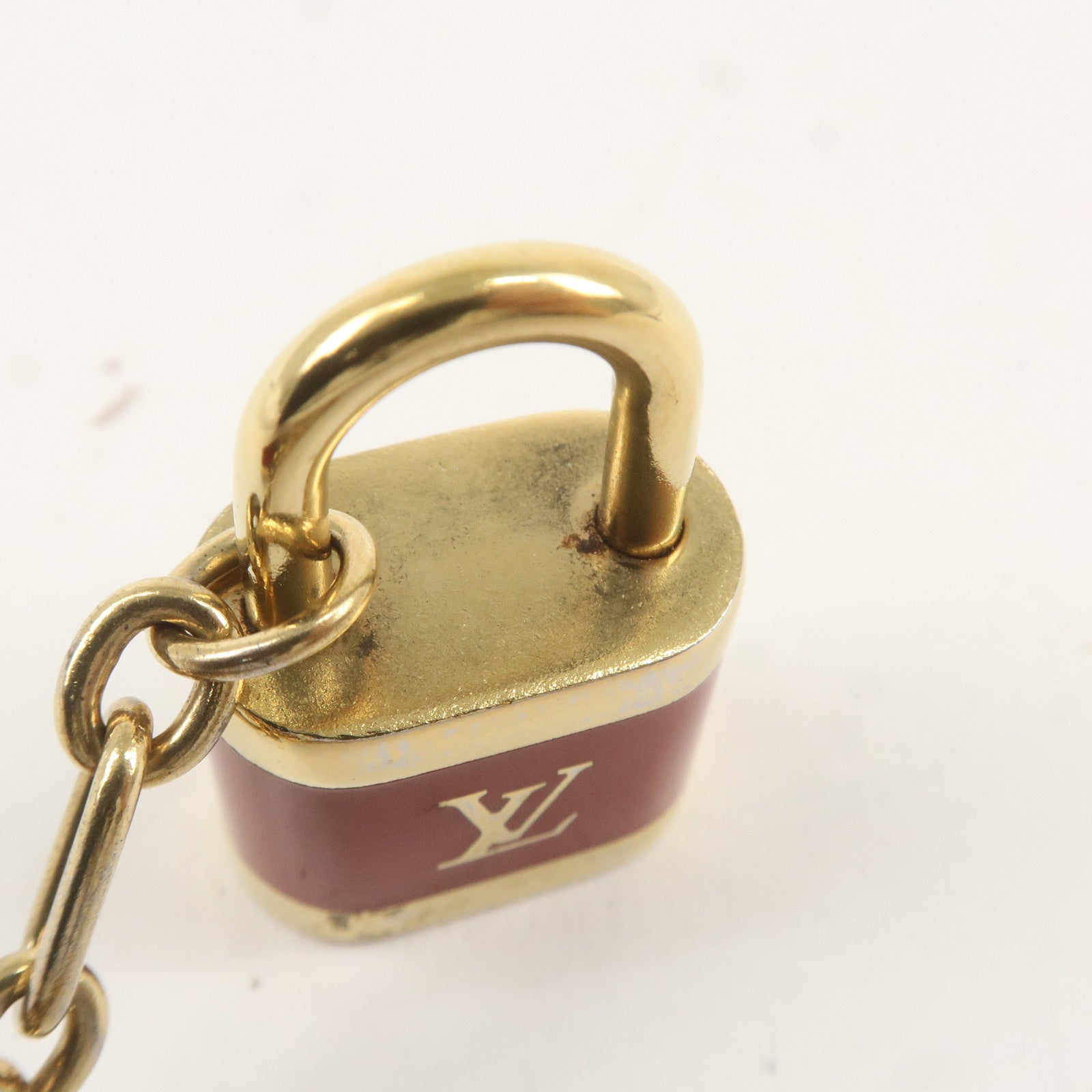 Louis Vuitton Porte Cles Cadena Bag Charm Key Charm Gold M60073