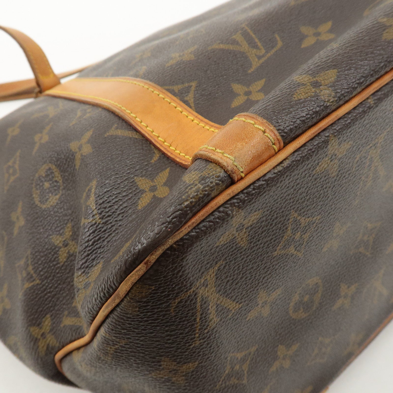 Louis Vuitton Monogram Sac Shopping Shoulder Bag Brown M51108