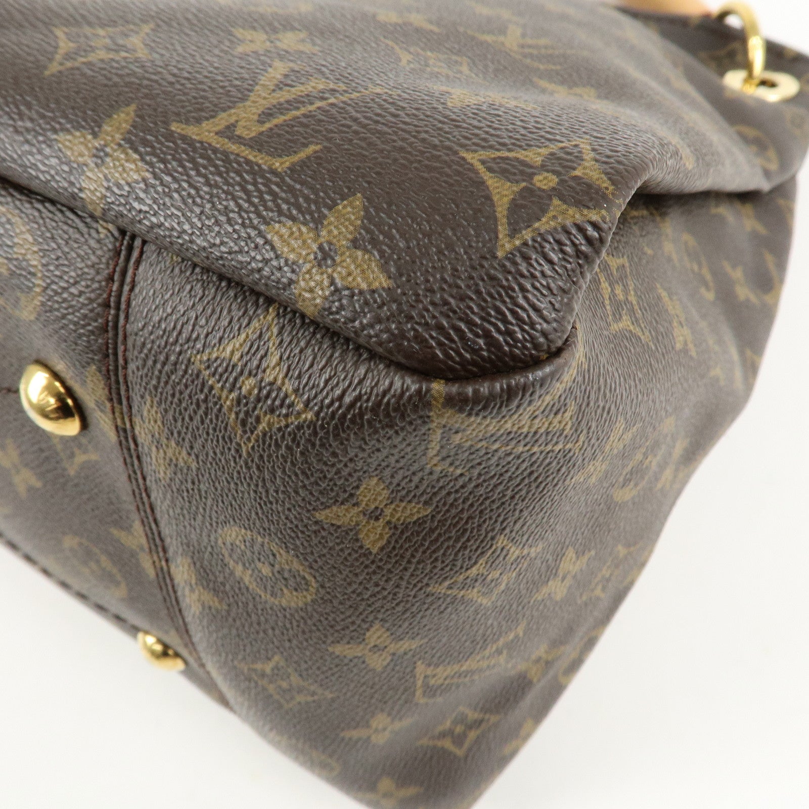 Louis Vuitton Monogram Artsy MM Shoulder Bag Brown M40249