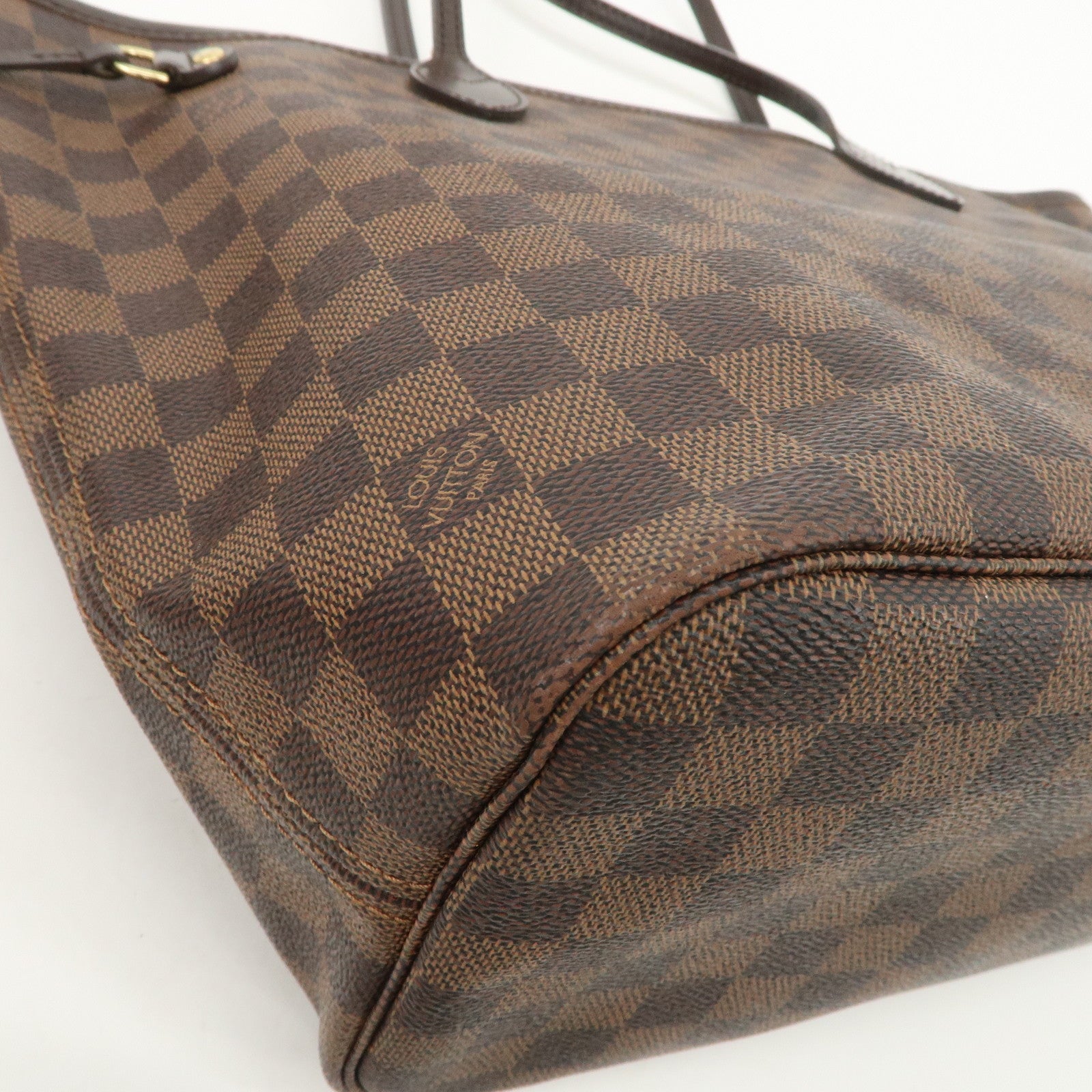 Louis Vuitton Damier Neverfull MM Tote Bag Hand Bag N51105 Used