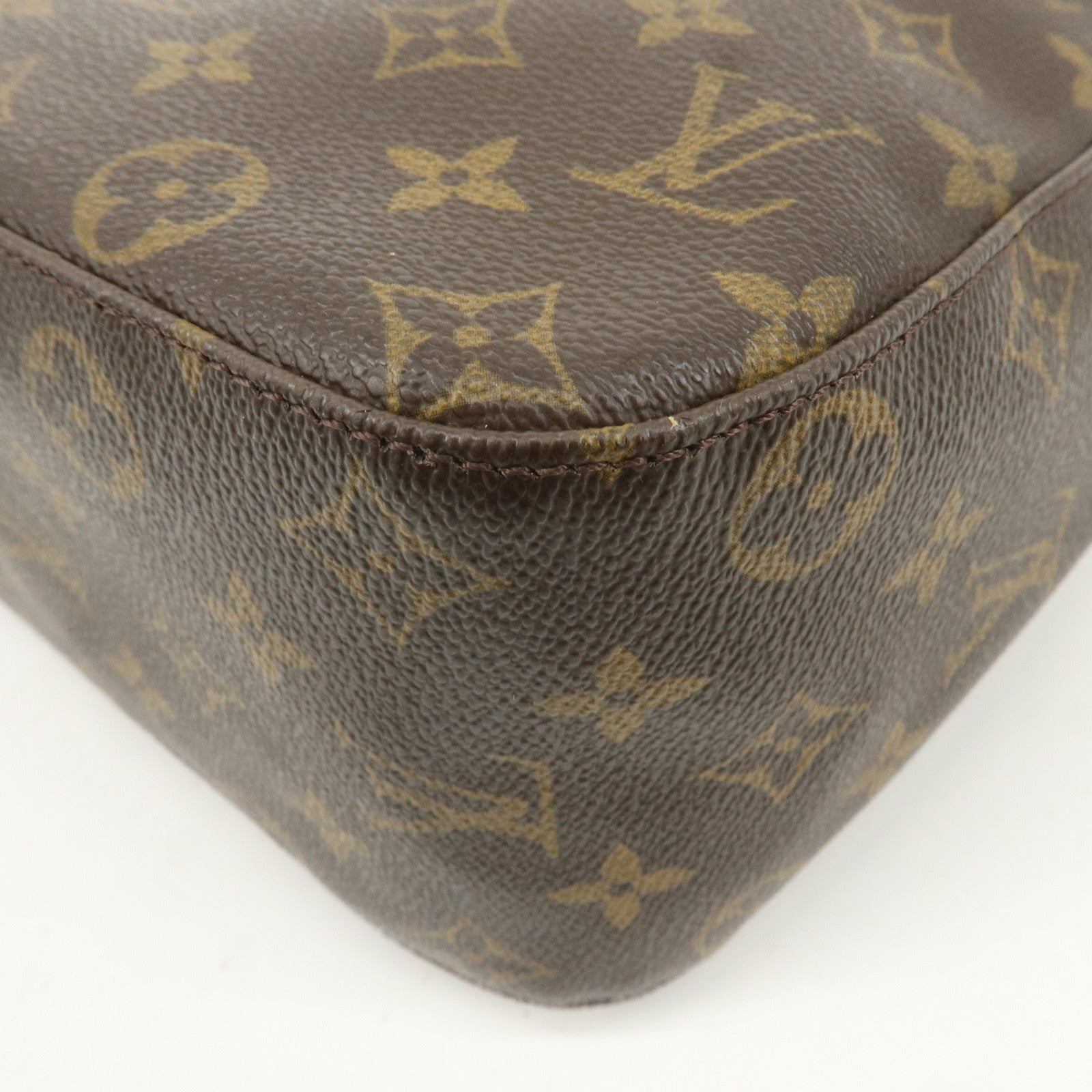 Louis Vuitton Monogram Looping GM Shoulder Bag Brown M51145