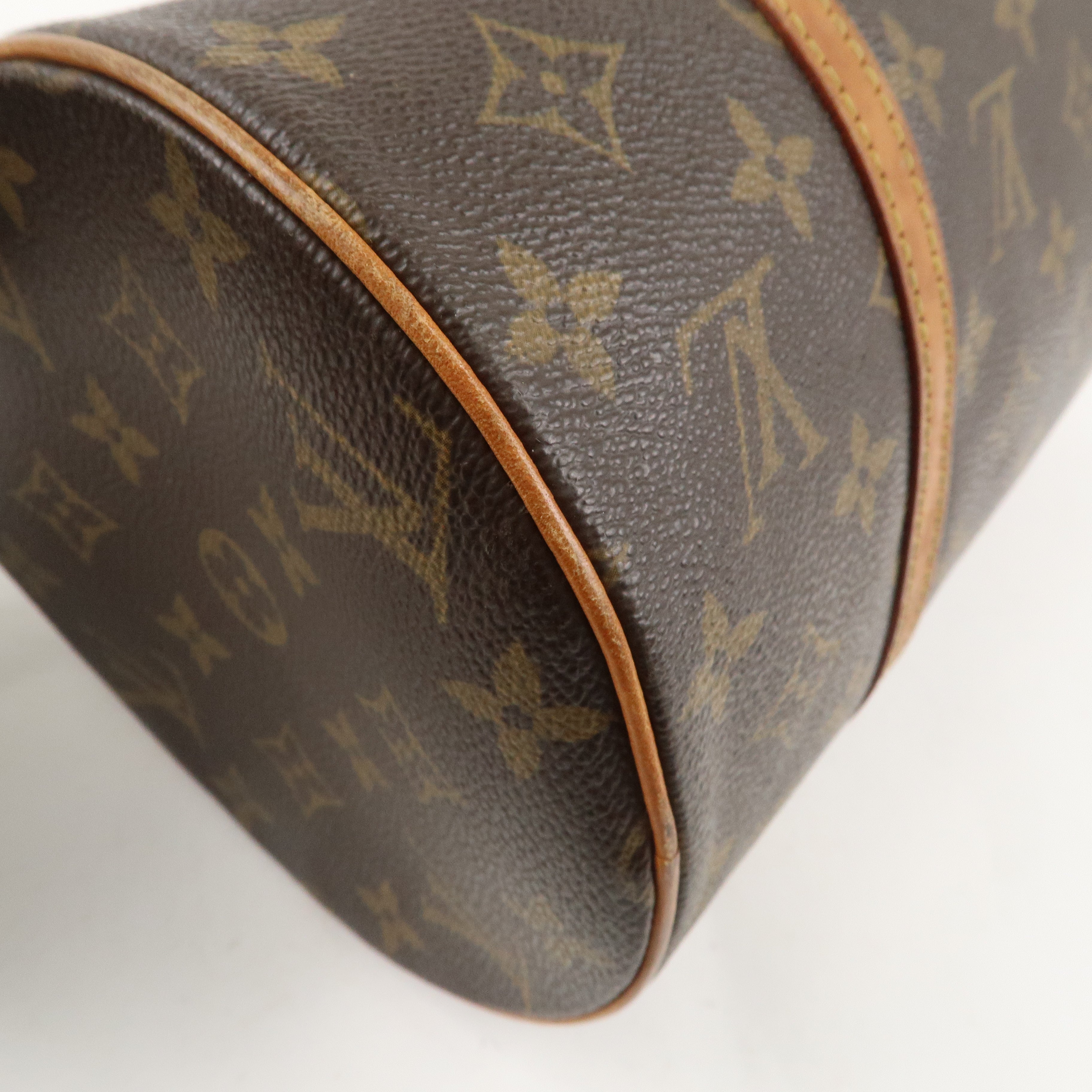 Louis Vuitton Monogram Papillon 30 Hand Bag 
Pouch Brown M51385