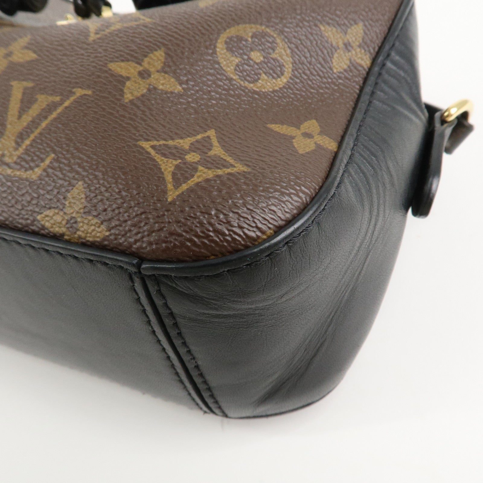 Louis Vuitton Monogram Saintonge Shoulder Bag Brown M43555 Used