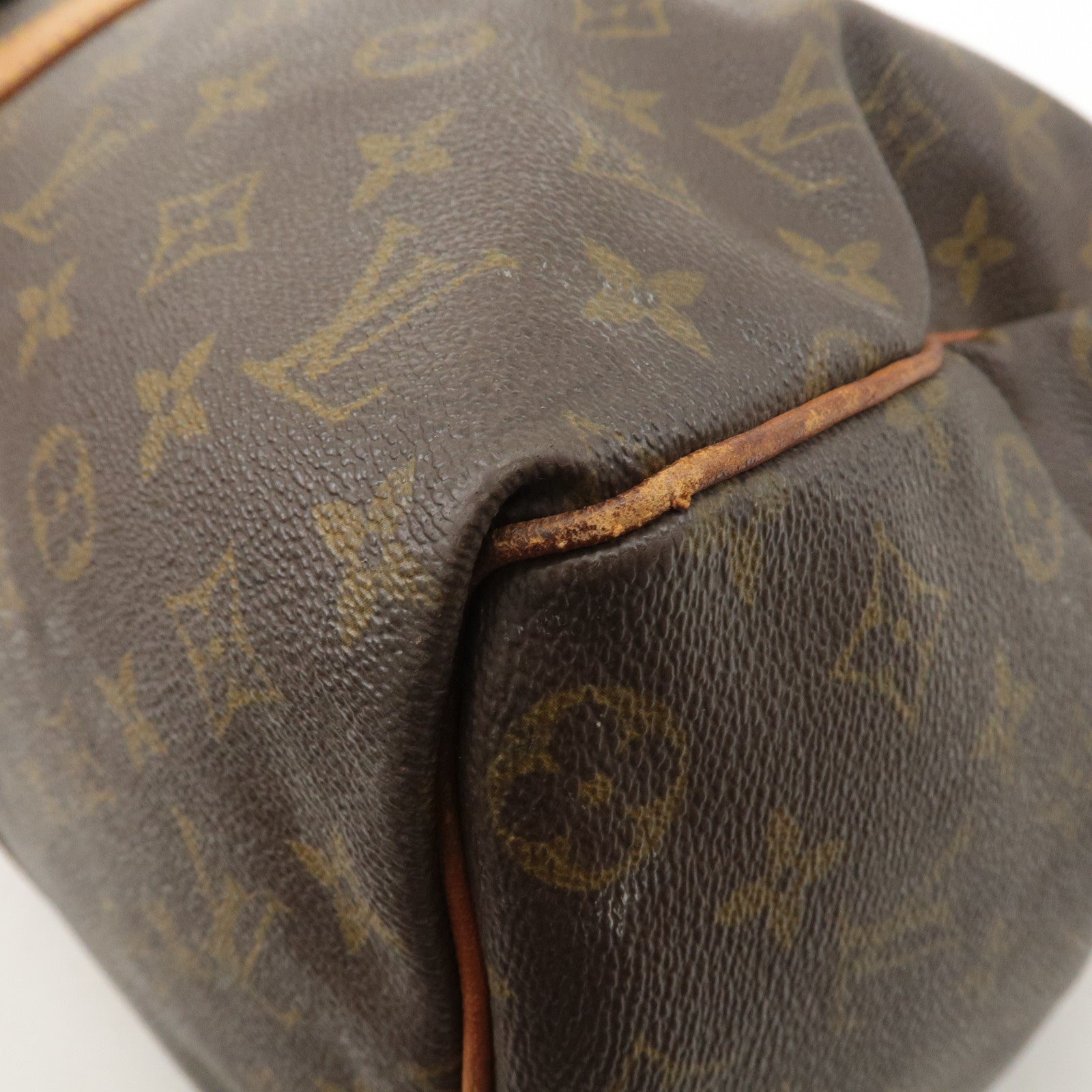 Louis Vuitton Monogram Keep All 45 Boston Bag Brown M41428