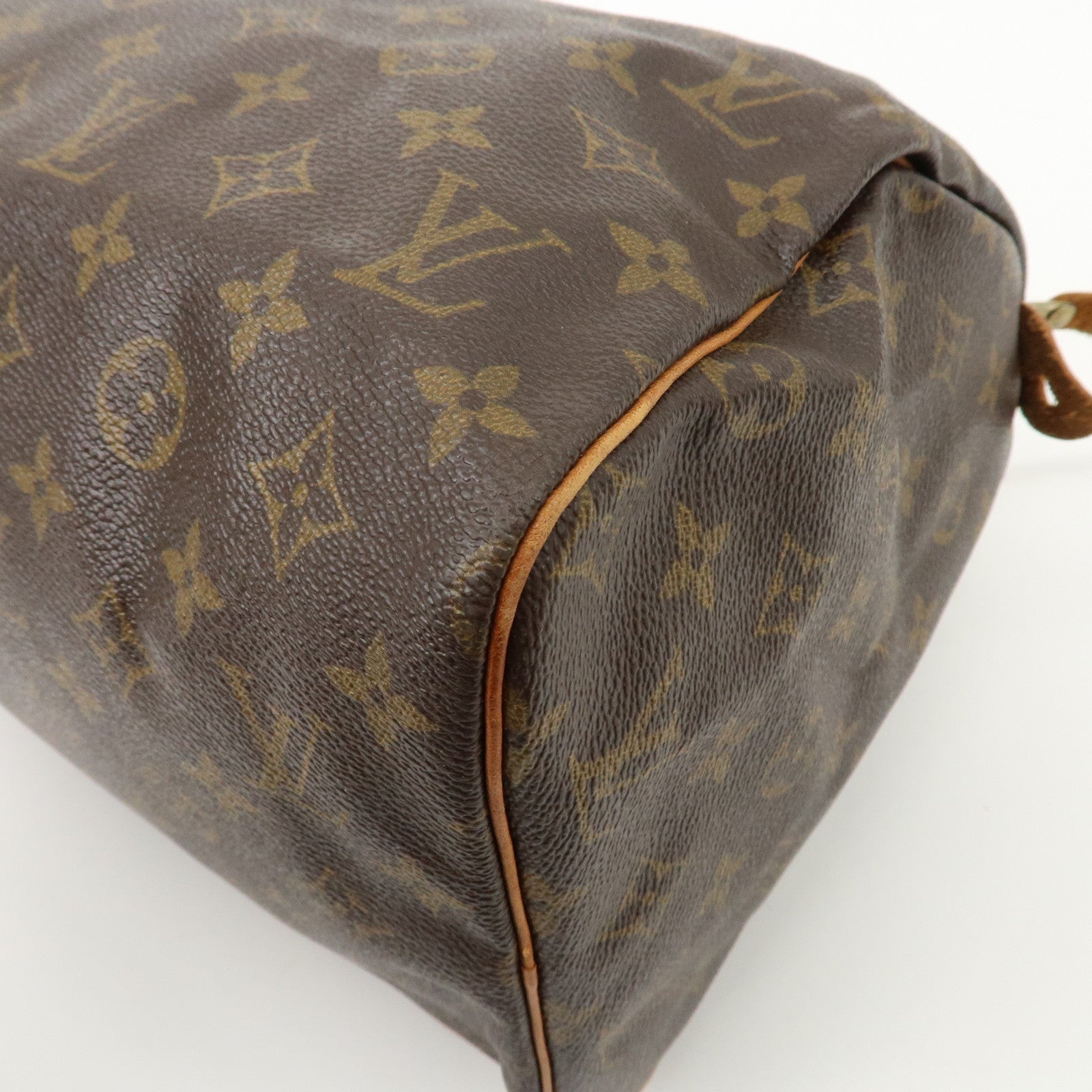 Louis Vuitton Monogram Speedy 30 Hand Bag Boston Bag M41108 Used