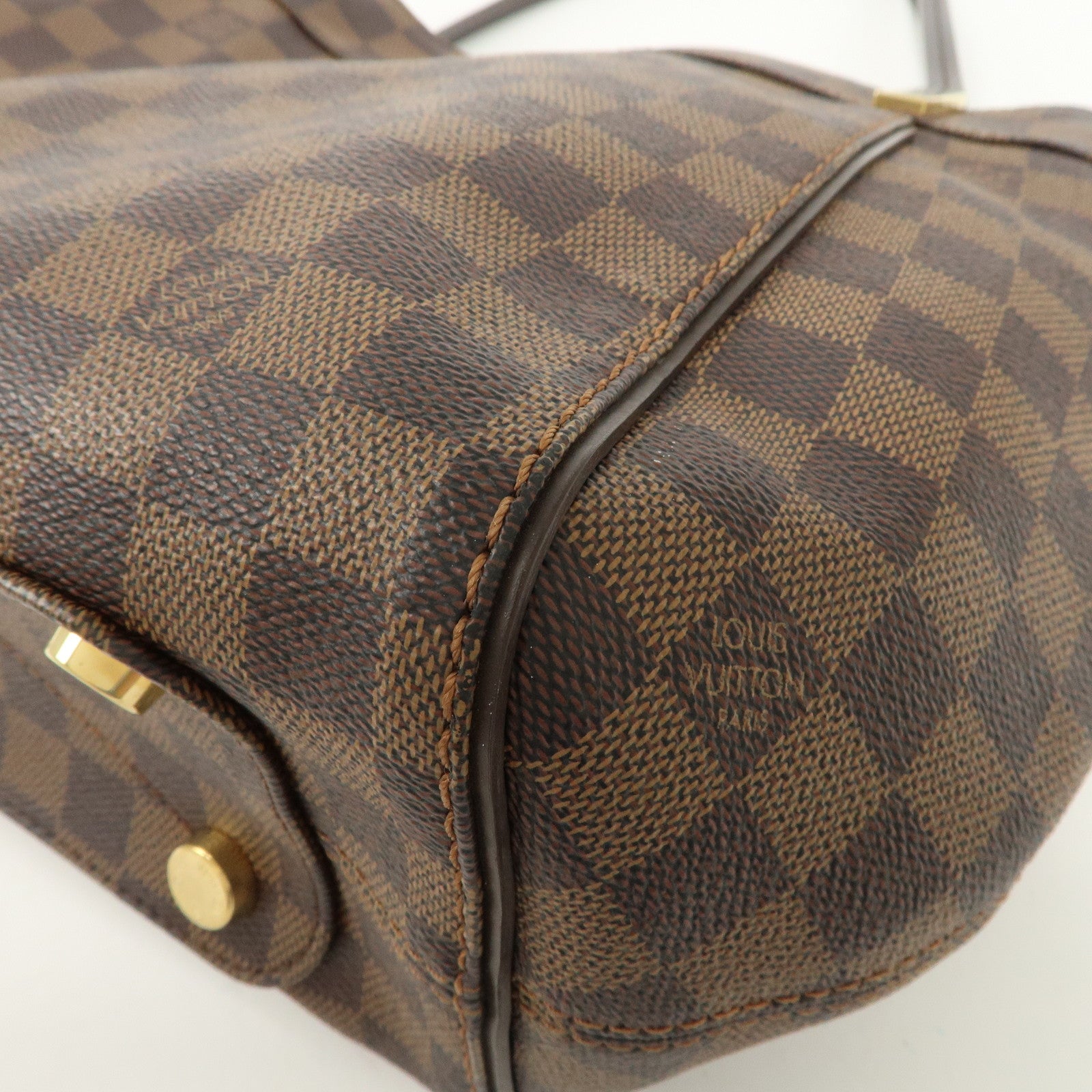 Louis Vuitton Damier Marylebone PM Shoulder Bag Ebene N41215 Used