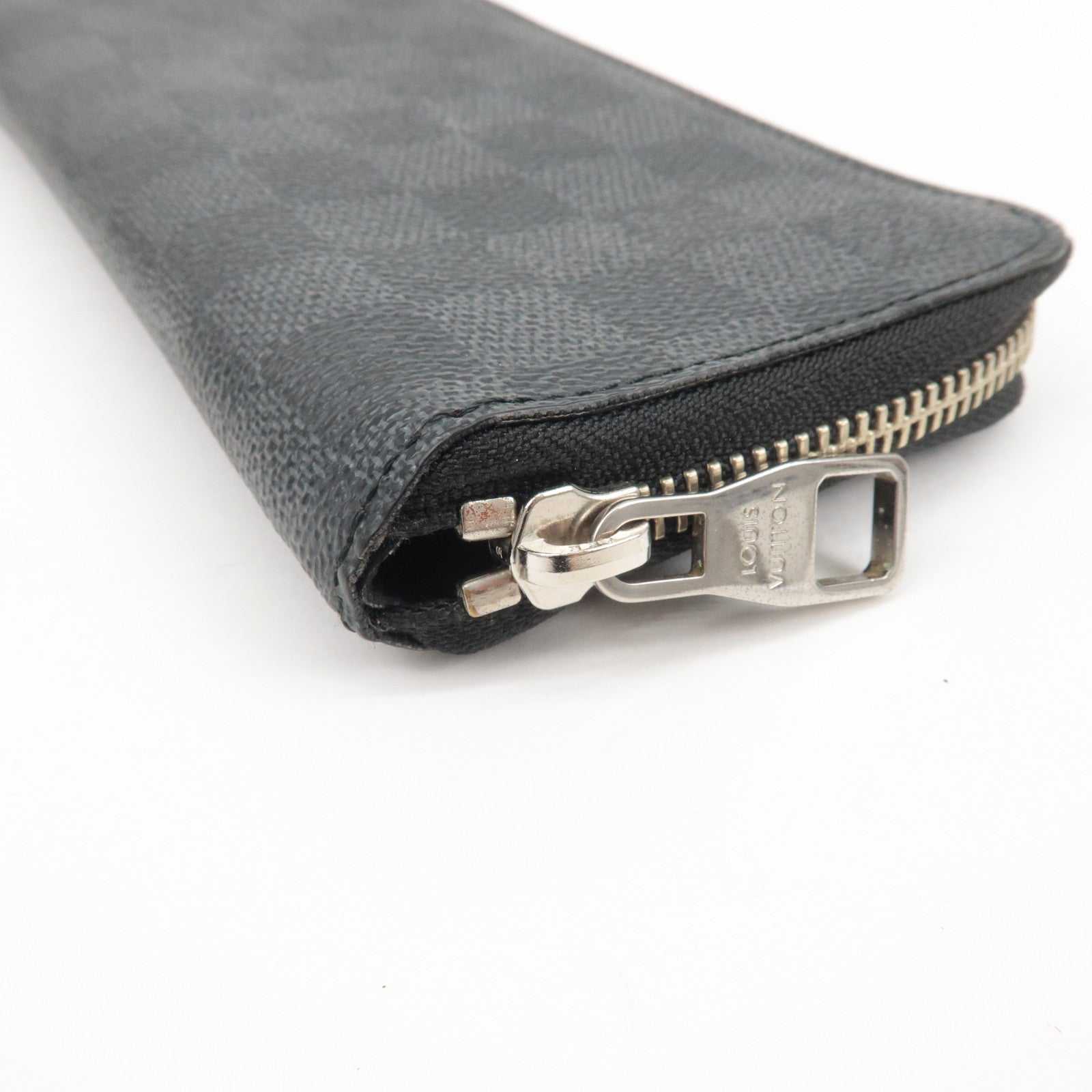 Louis Vuitton Damier Graphite Zippy Wallet Vertical N63095