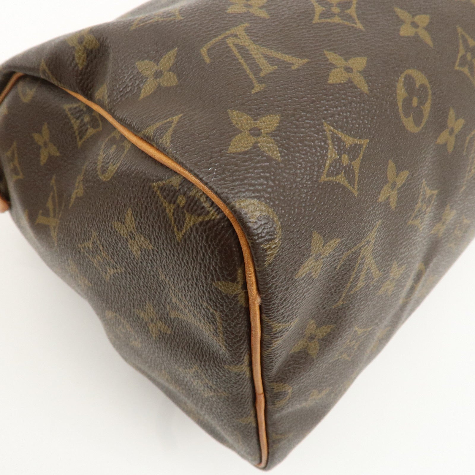 Louis Vuitton Monogram Speedy 30 Hand Bag Boston Bag M41526 Used