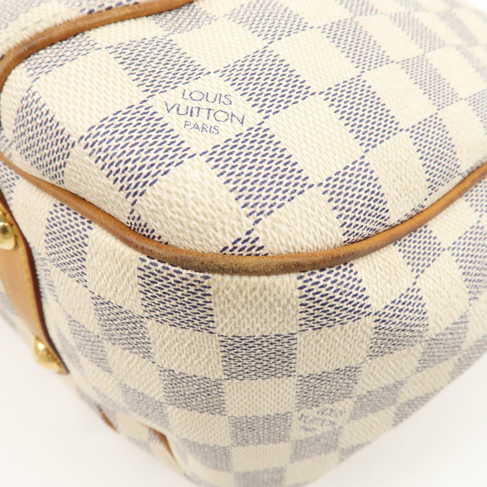 Louis Vuitton Damier Azur Galliera PM Shoulder Bag N55215 Used