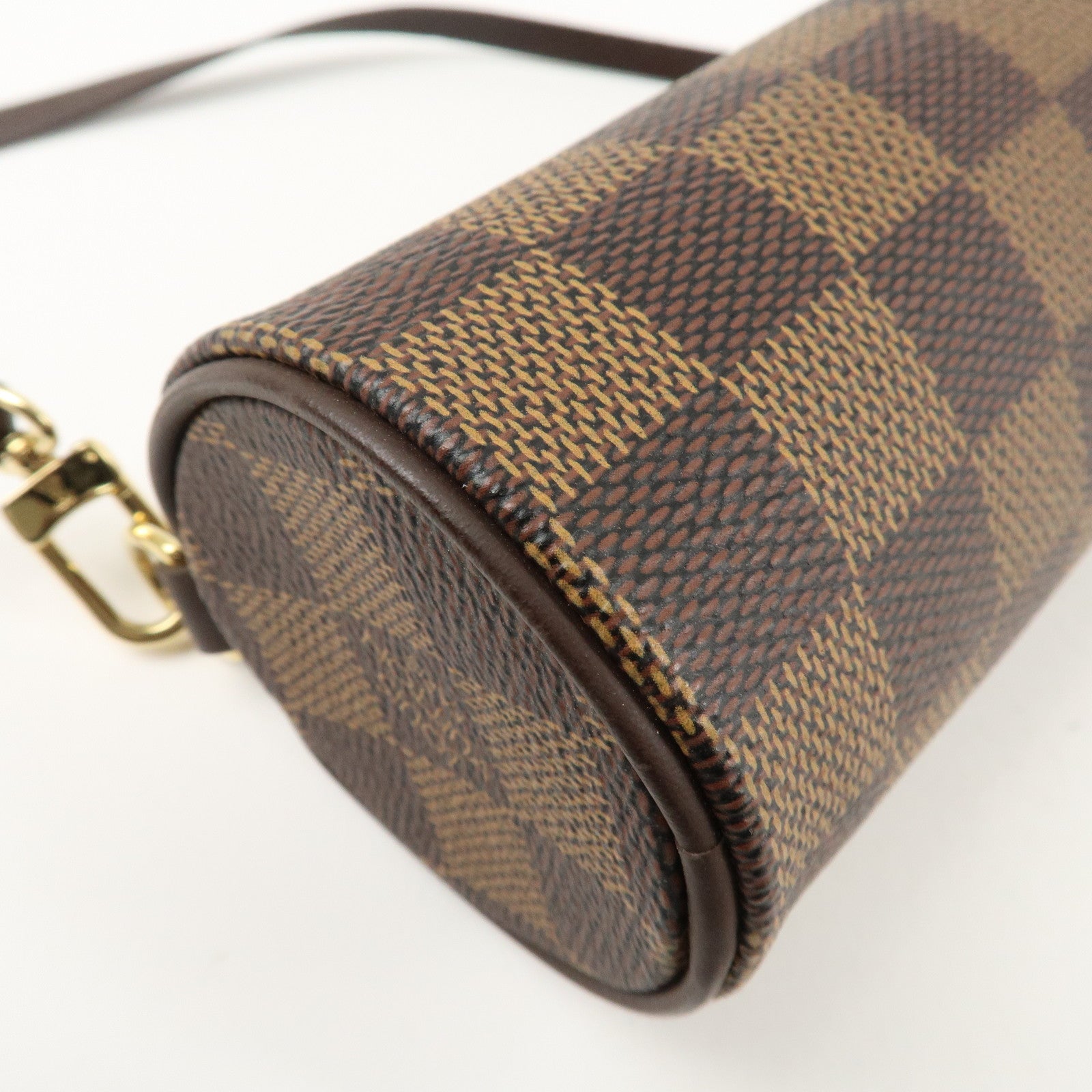 Louis Vuitton Damier Ebene Mini Pouch for Papillon Bag Brown