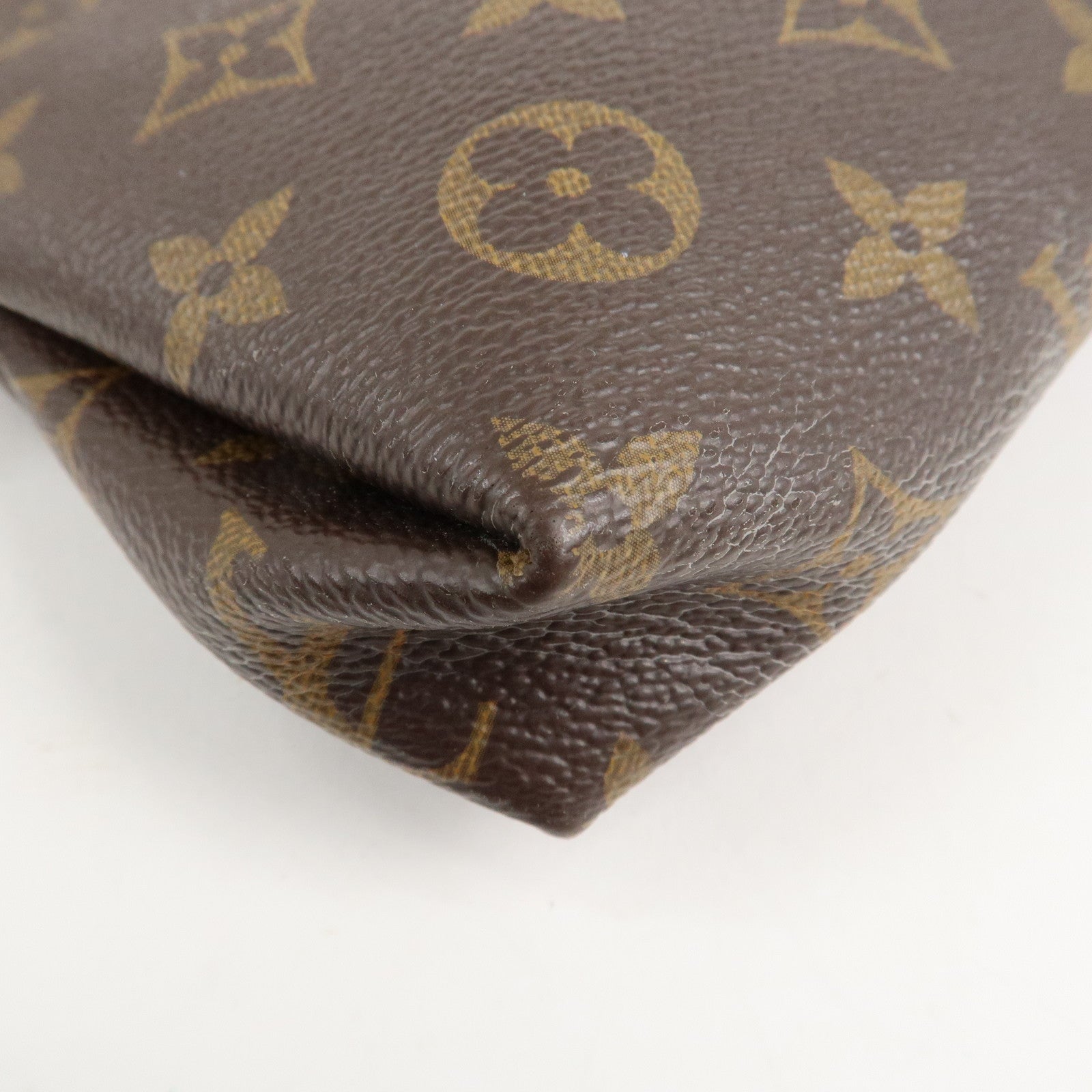 Louis Vuitton Monogram Pallas Clutch 2 Way Bag Noir M41639 Used